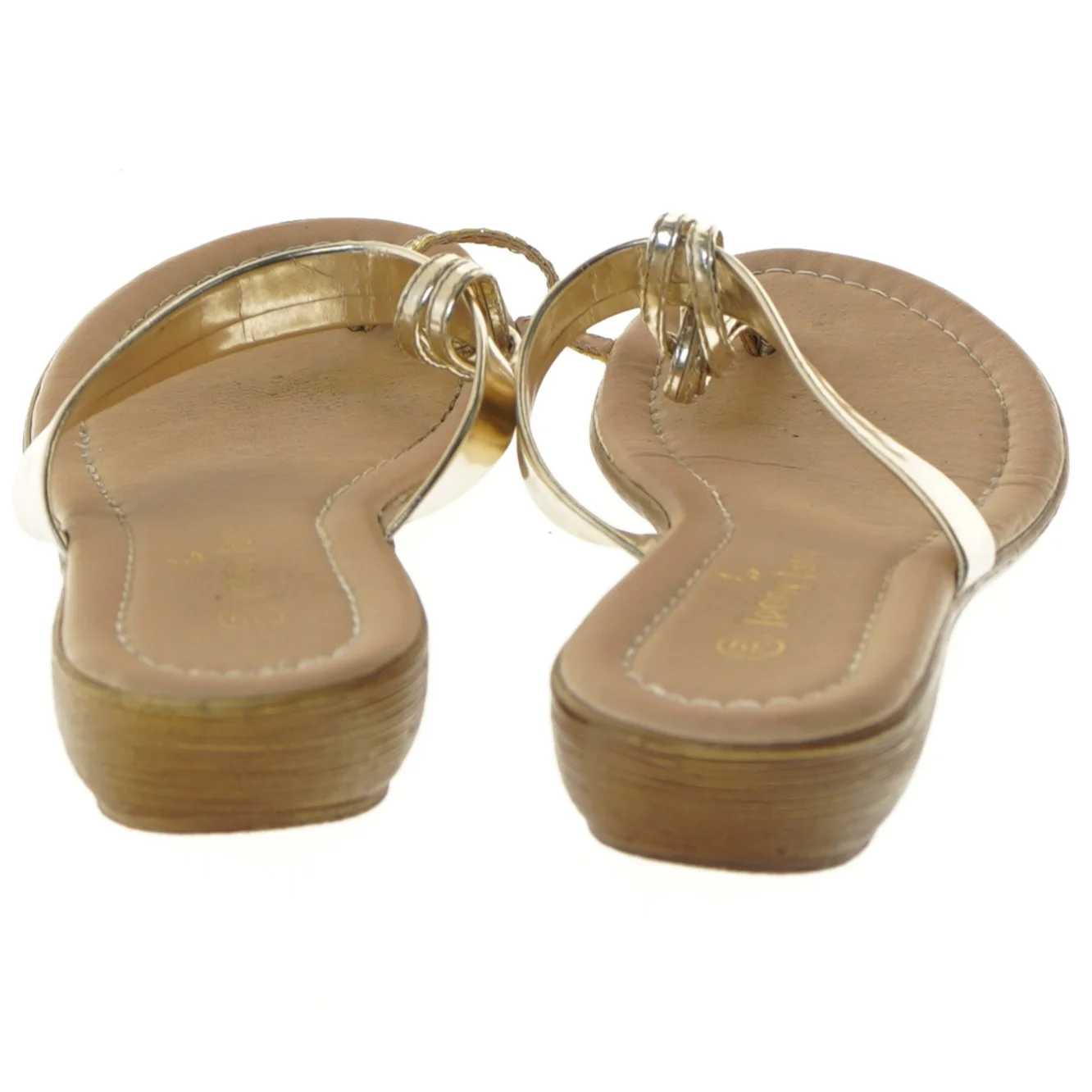 Sandaler i guld, str. 39 fra Jenny Fairy (str. 39 )