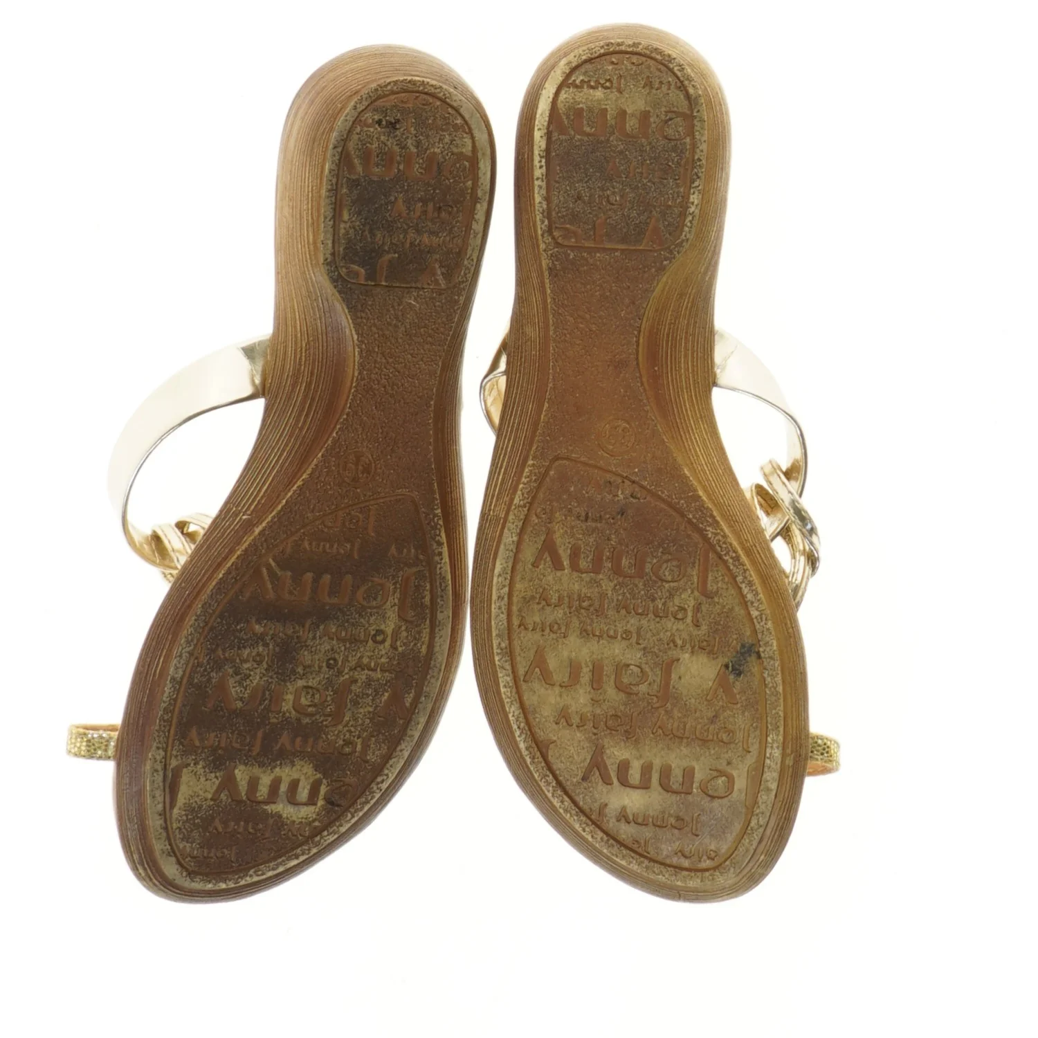 Sandaler i guld, str. 39 fra Jenny Fairy (str. 39 )