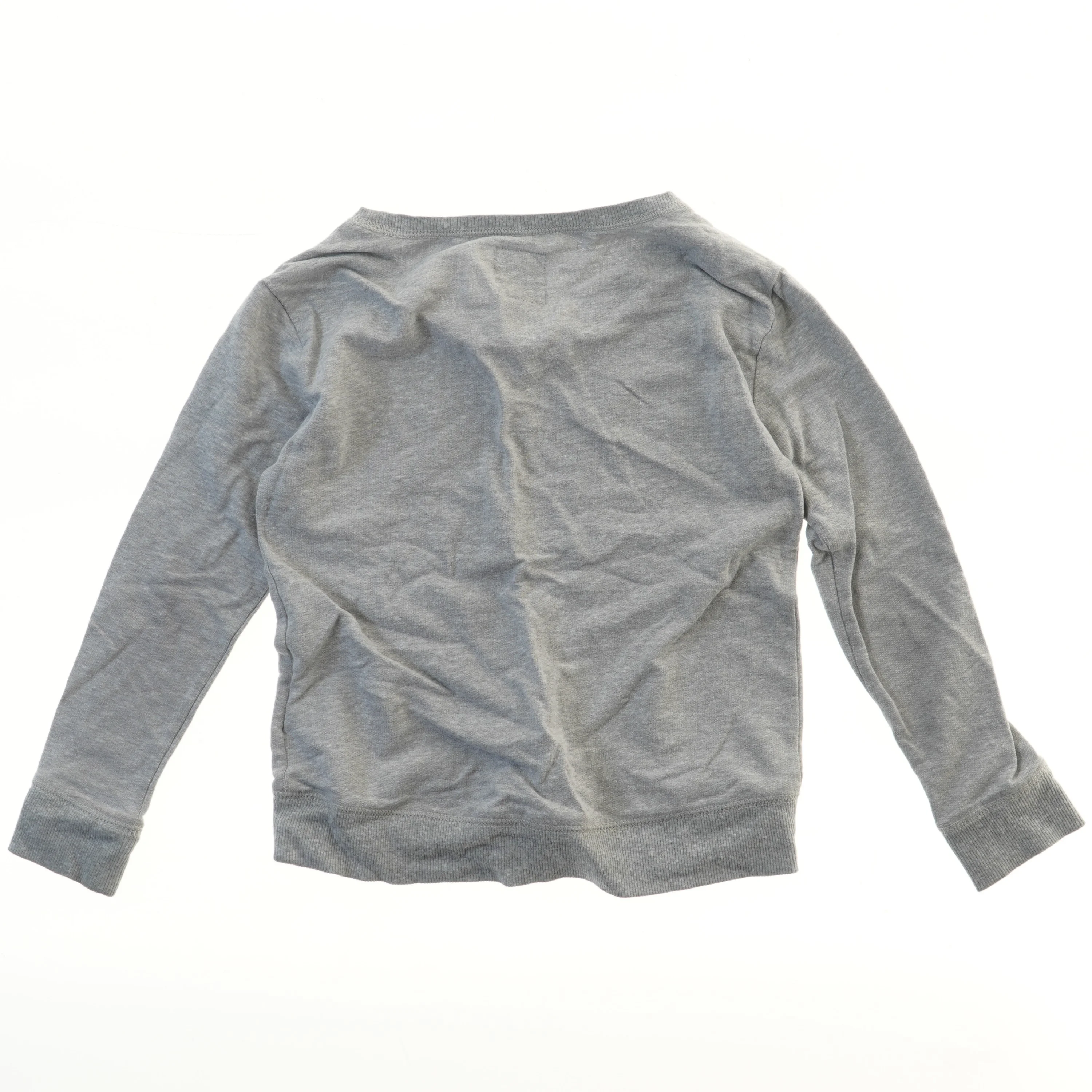 Grå sweatshirt med pailletter fra Gap (str. 122)