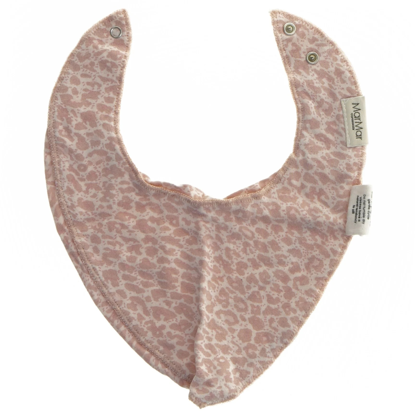 Babyleopardprint hagesmæk fra MartMarc (str. 19x25 cm)