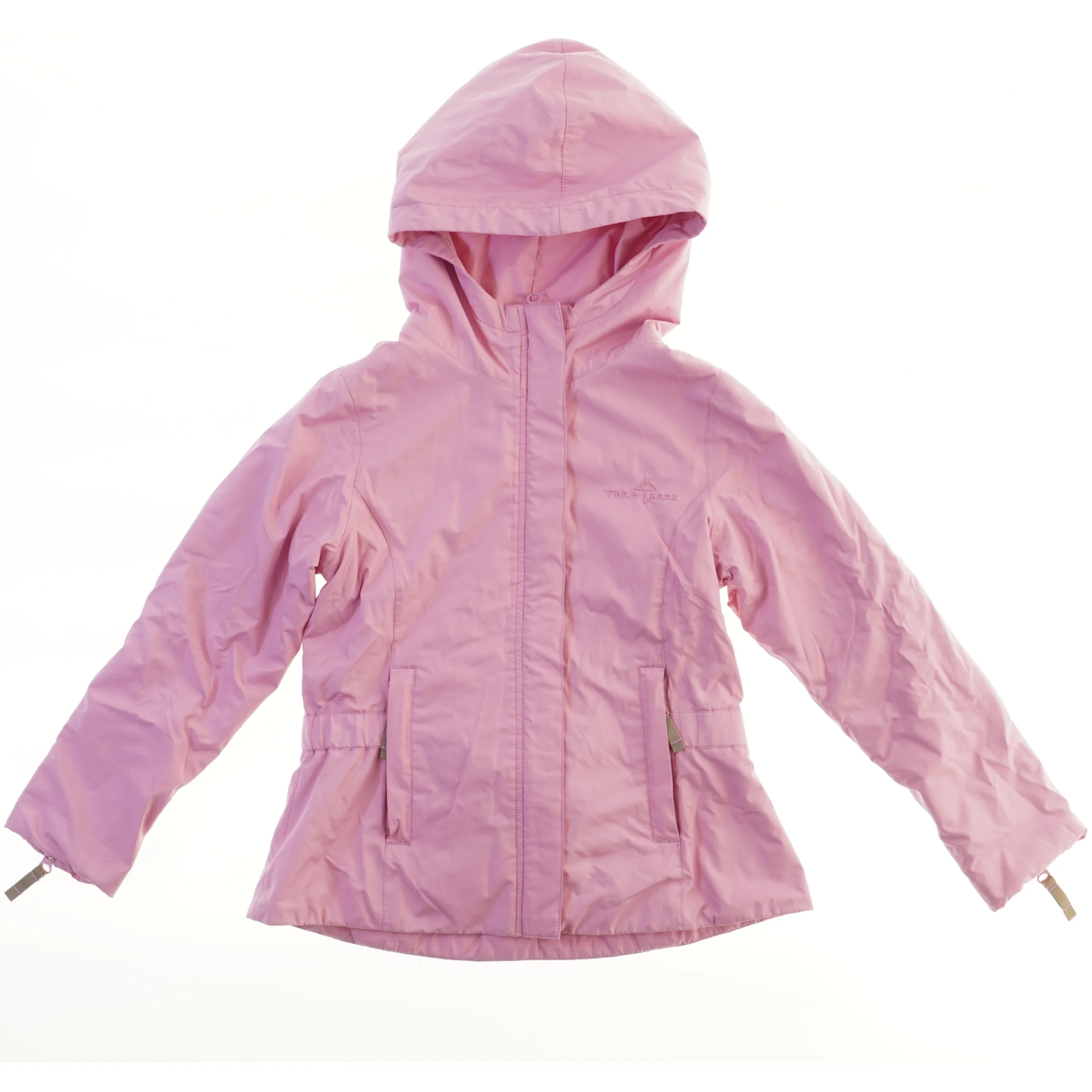 Pink jakke med hætte fra Ver de Terre (str. 128)