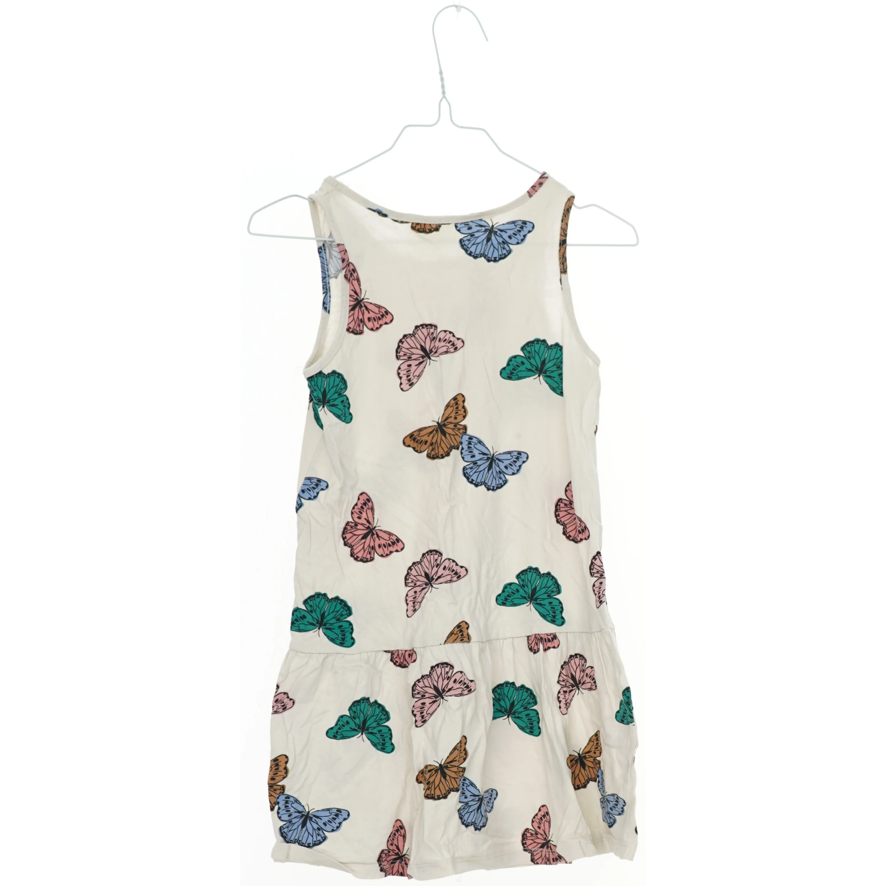 Sommerkjole med sommerfugle fra H&M (str. 110)