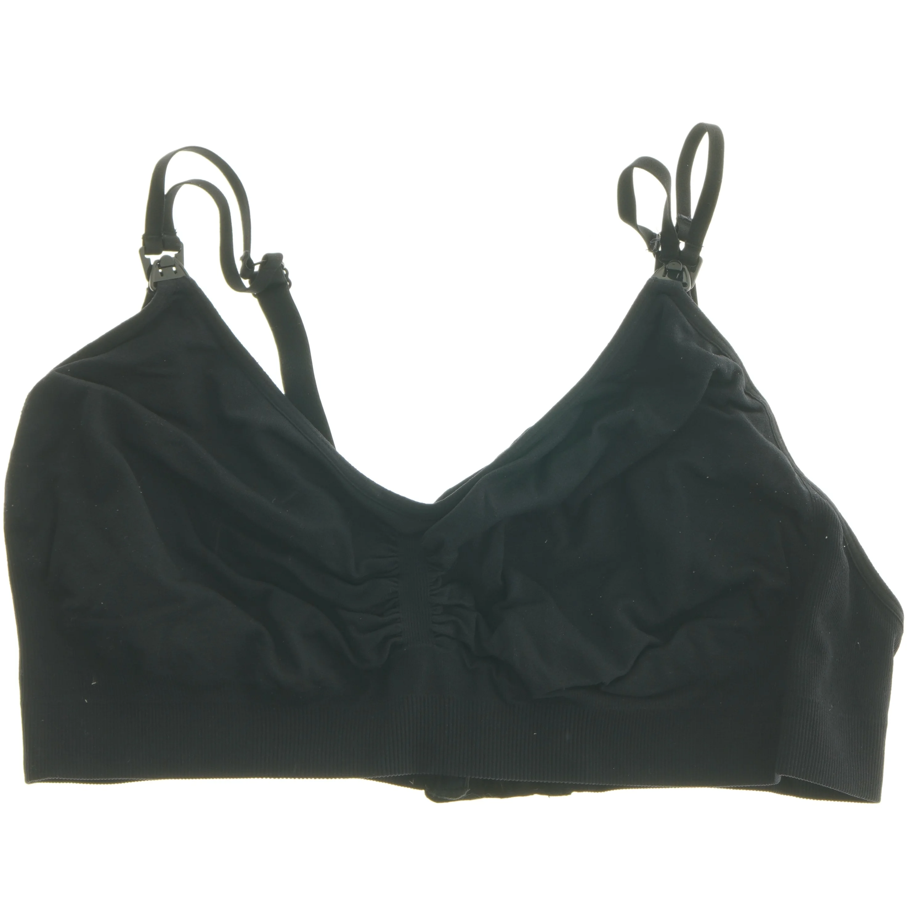 Sort bh med justerbare stropper fra Lindex (str. 2xl cm)