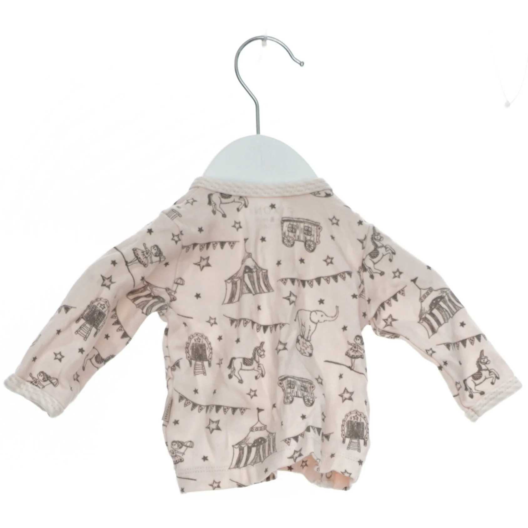 Baby bluse med cirkus print fra Fixoni (str. 50)