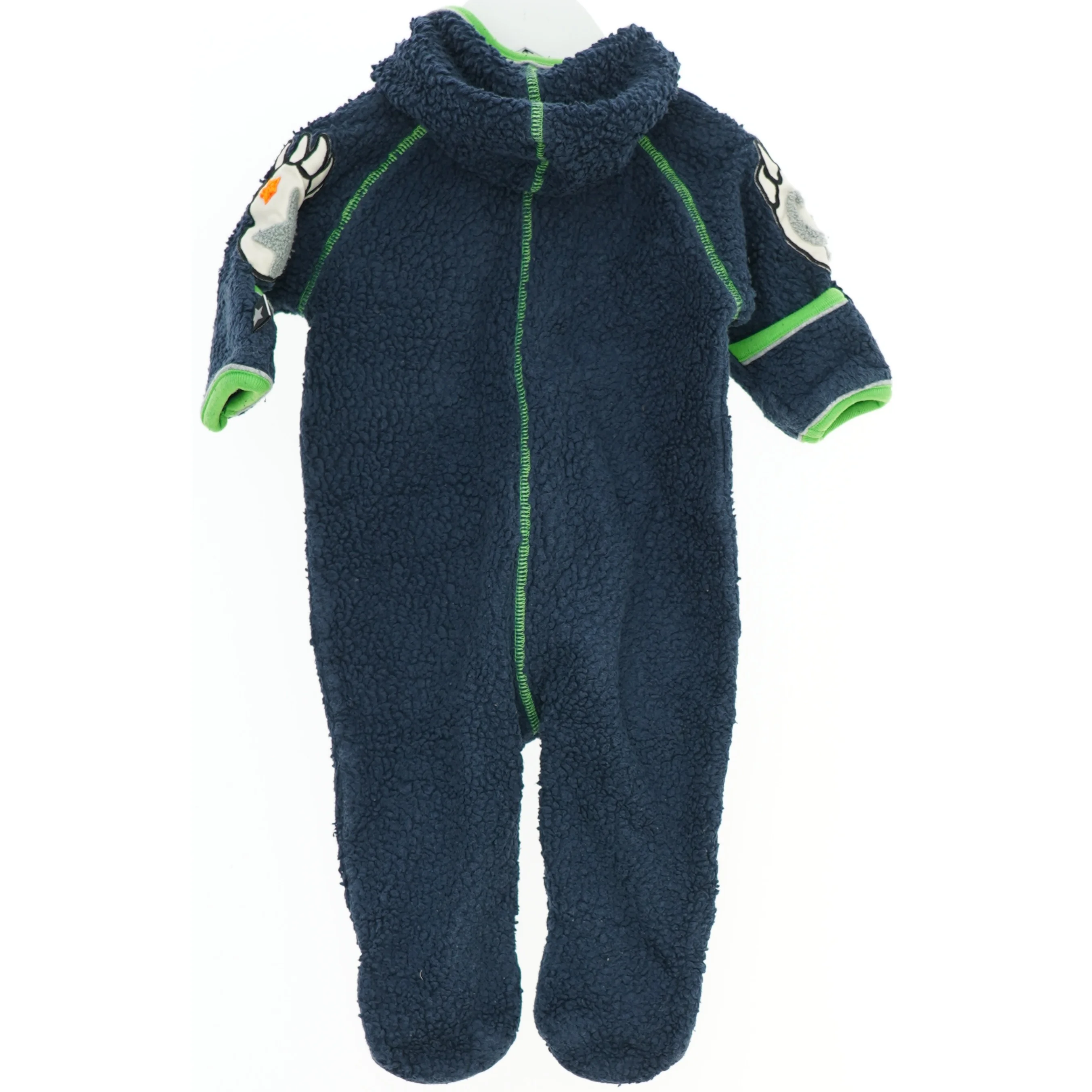 Børne-heldragt med hætte og lynlås fra Molo (str. 62)