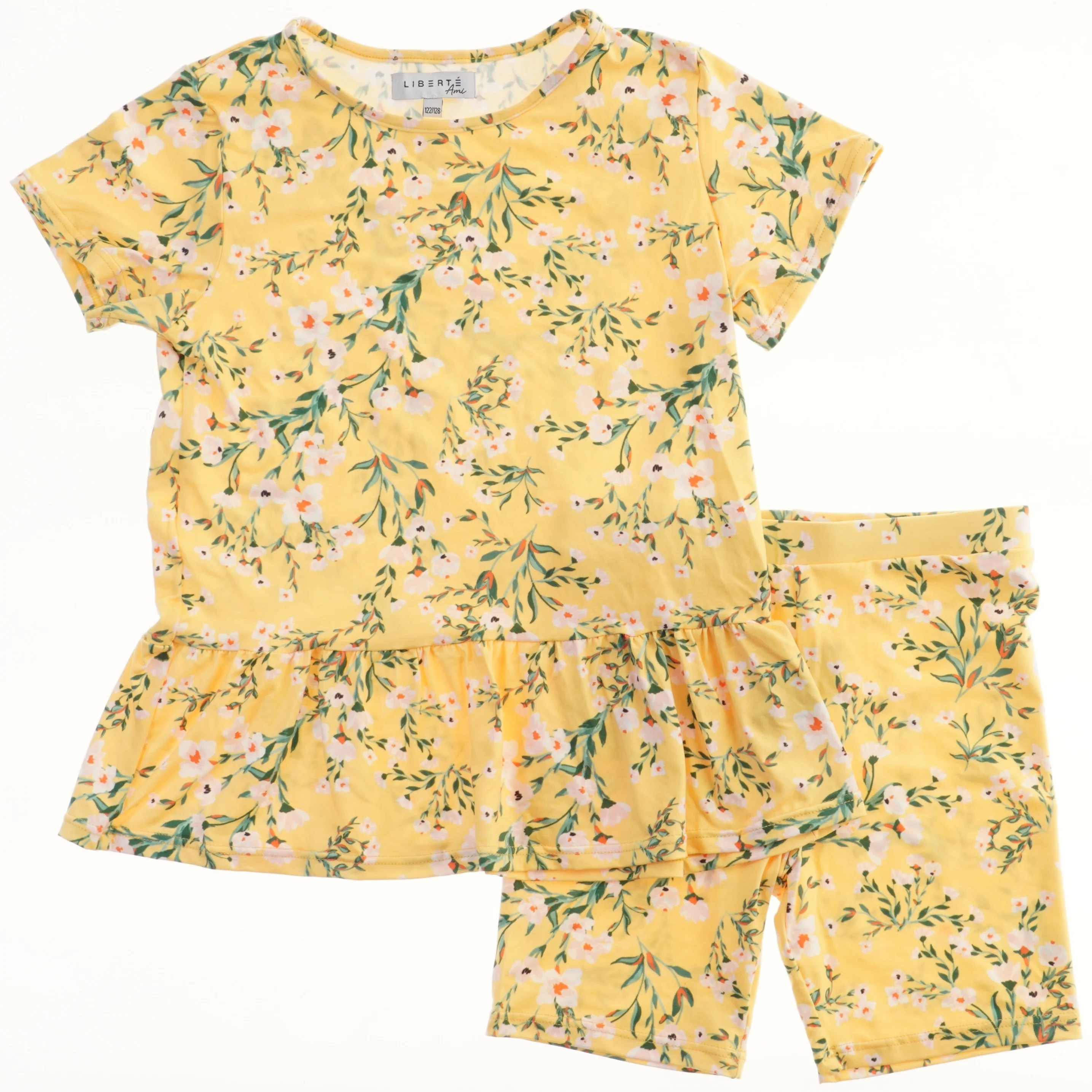 Børnesæt med blomstermønster fra LIBERTÉ Ami (str. 122)