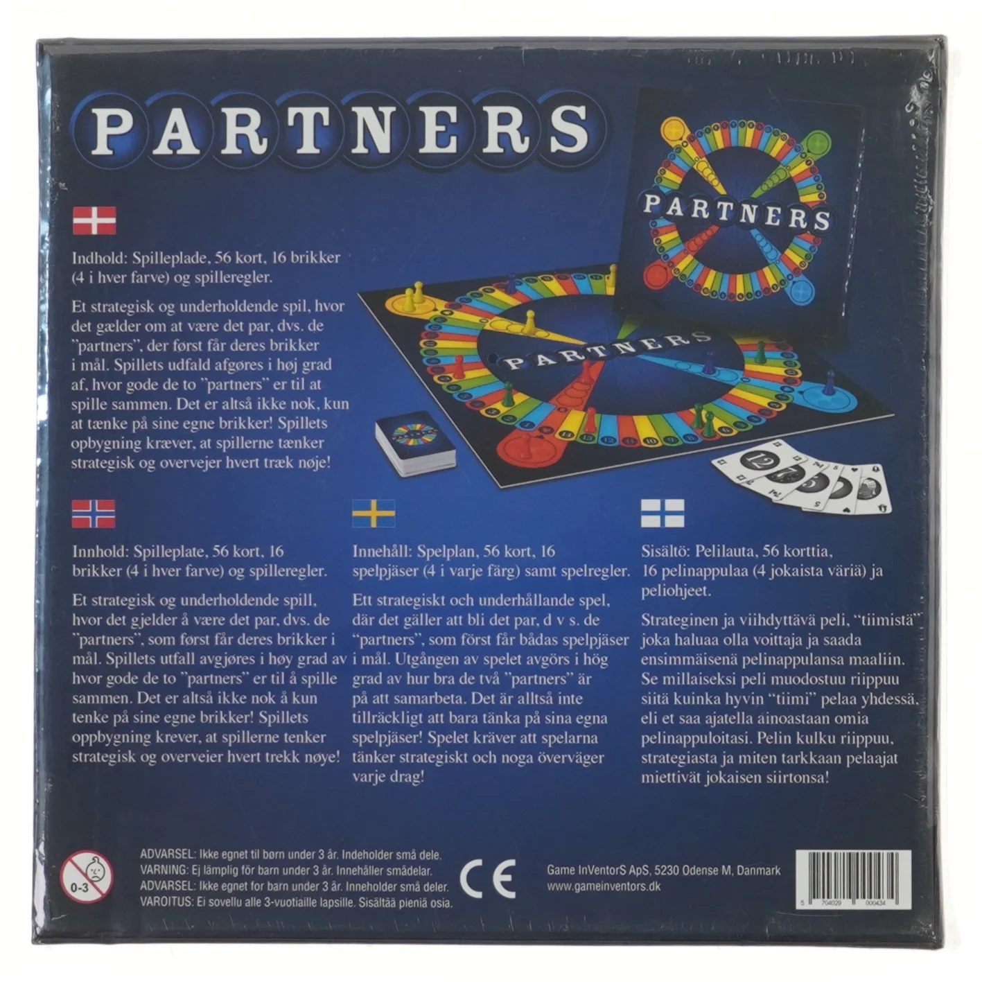Partners brætspil fra Partners (str. 26x26 cm)