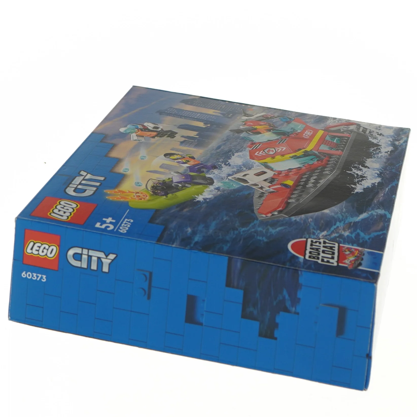 LEGO City Brandvæsen Båd 60373 fra Lego (str. 26x19 cm)