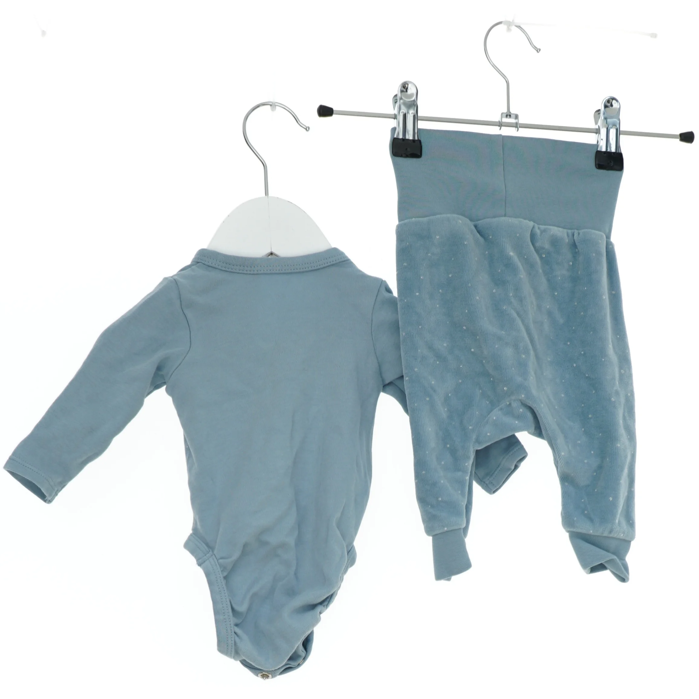 Blå sæt med bodystocking og bukser fra H&M (str. 56)