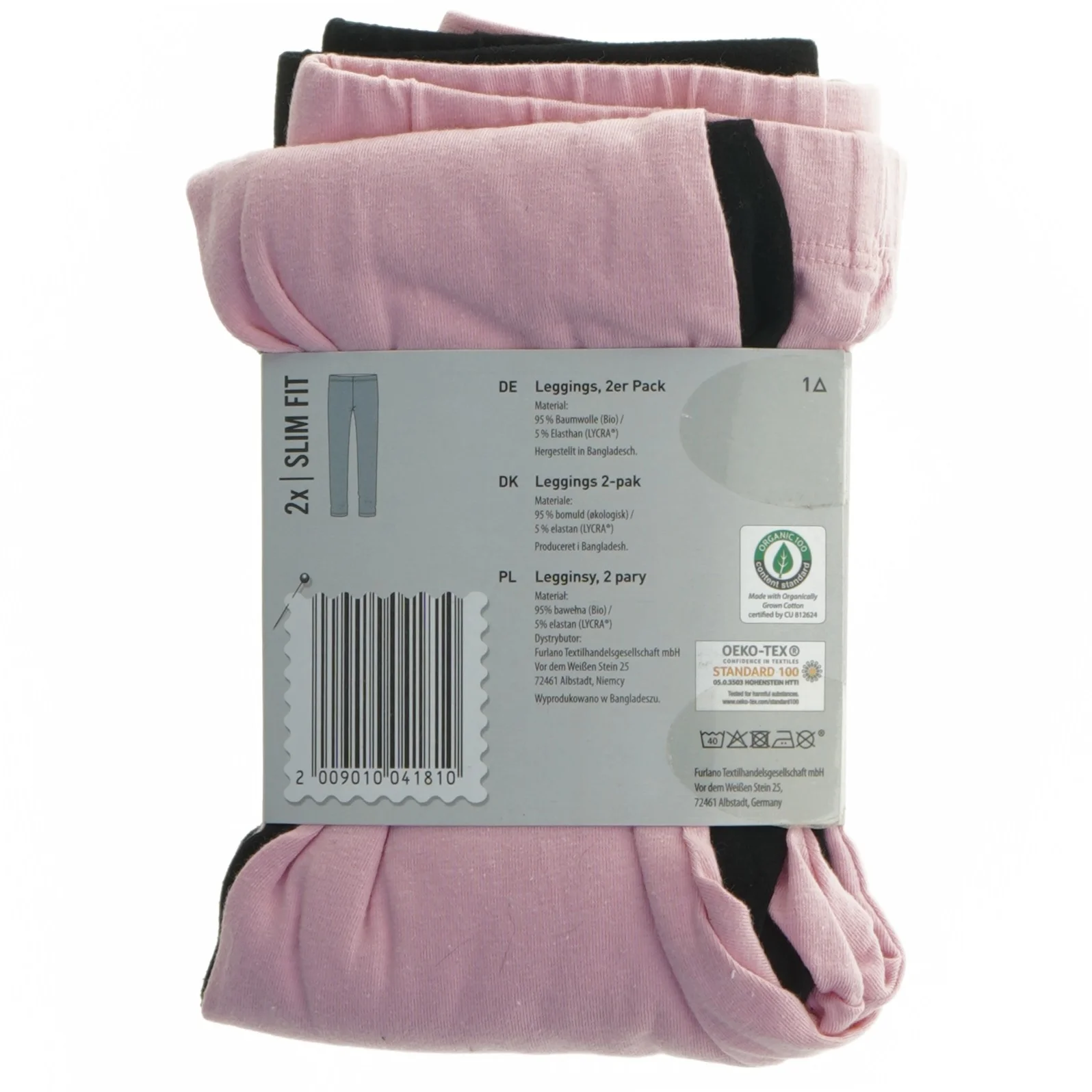 Børneleggings, 2-pak fra Poco Piano (str. 6 år)