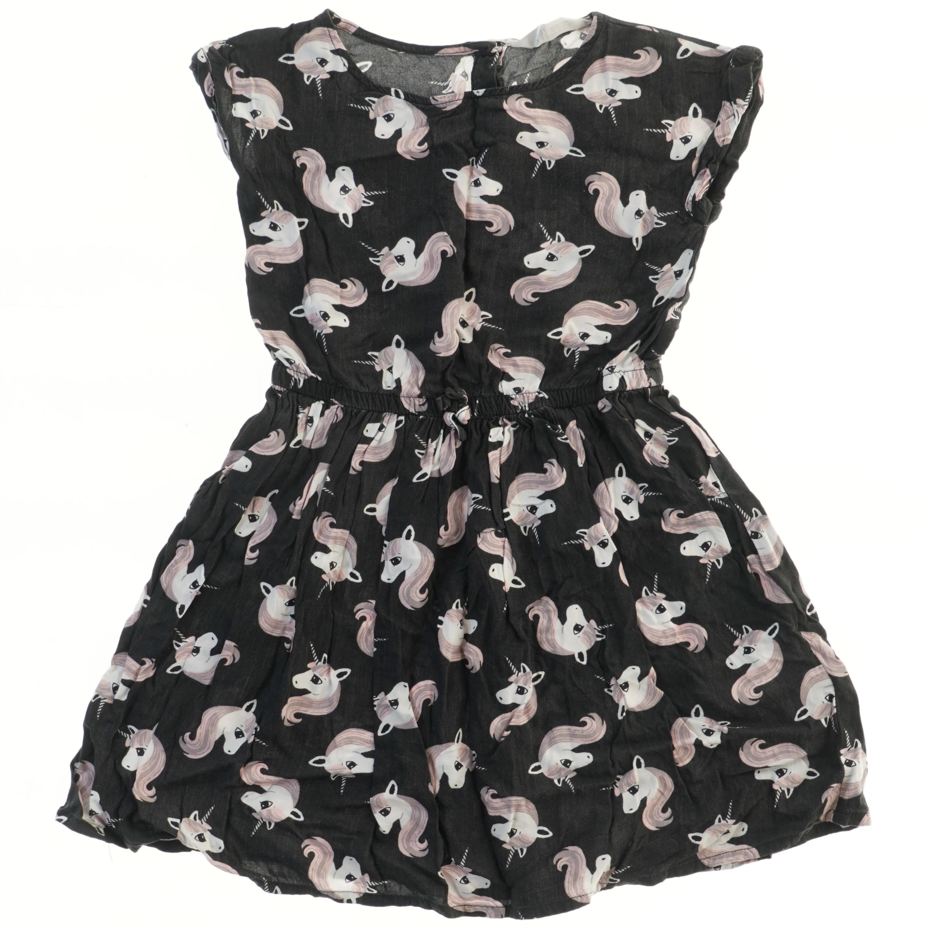 Børnekjole med enhjørningemønster fra H&M (str. 128)