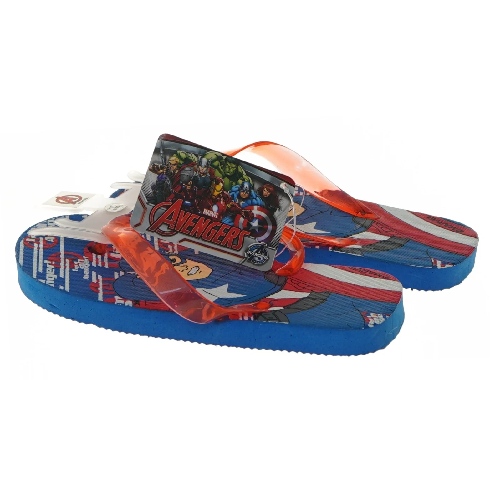 Børneflips flops med Avengers-design fra Marvel (str. 27 )
