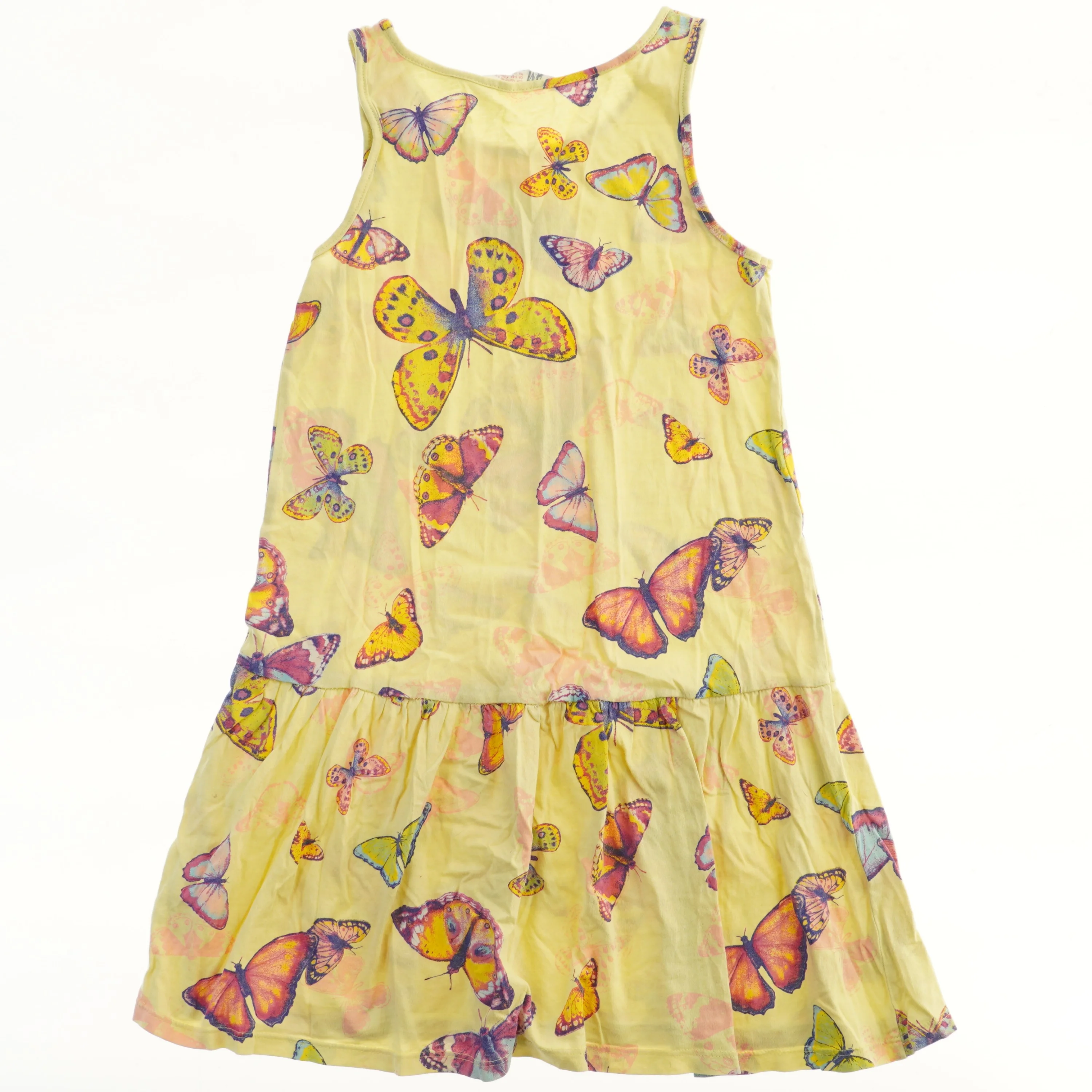 Sommerkjole med sommerfugle fra H&M (str. 122)