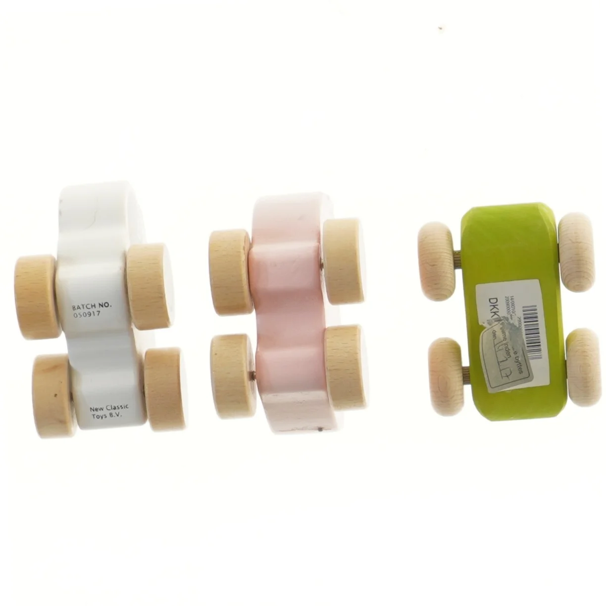 Trælegetøj på hjul fra New Classic Toys B.V. (str. 10 cm)