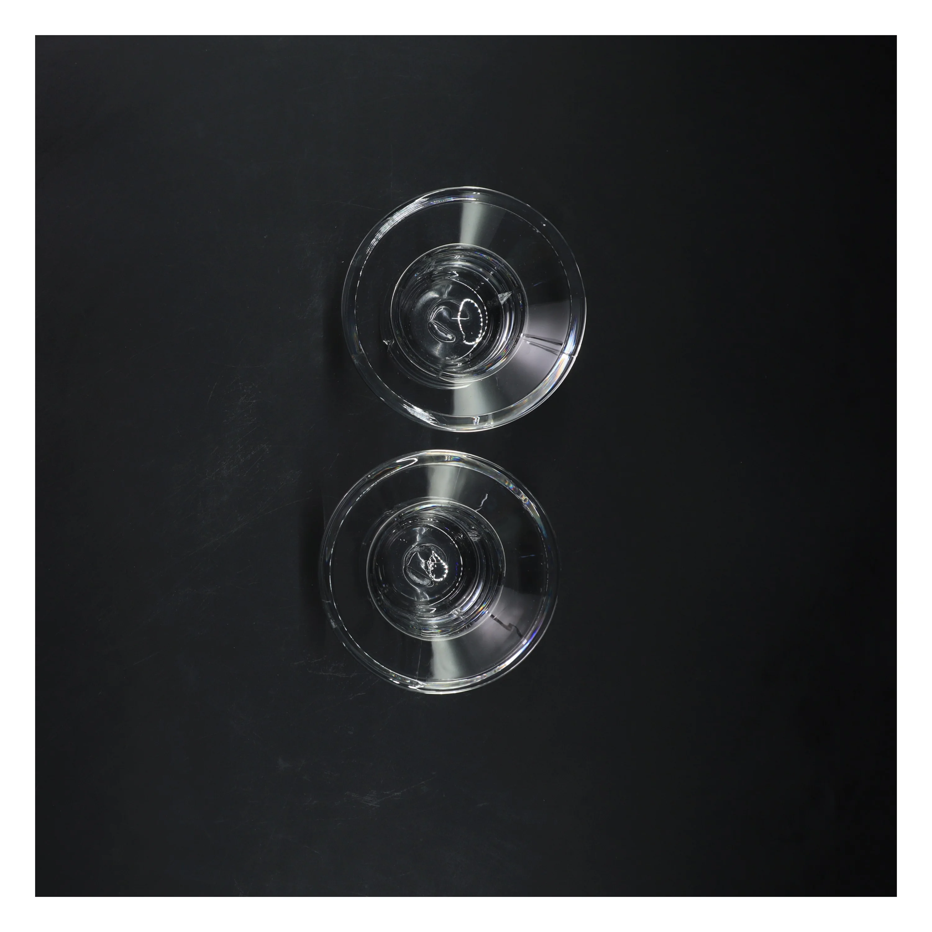 Sæt med to glas lysestager fra Rosendahl (str. Ø 11 cm)