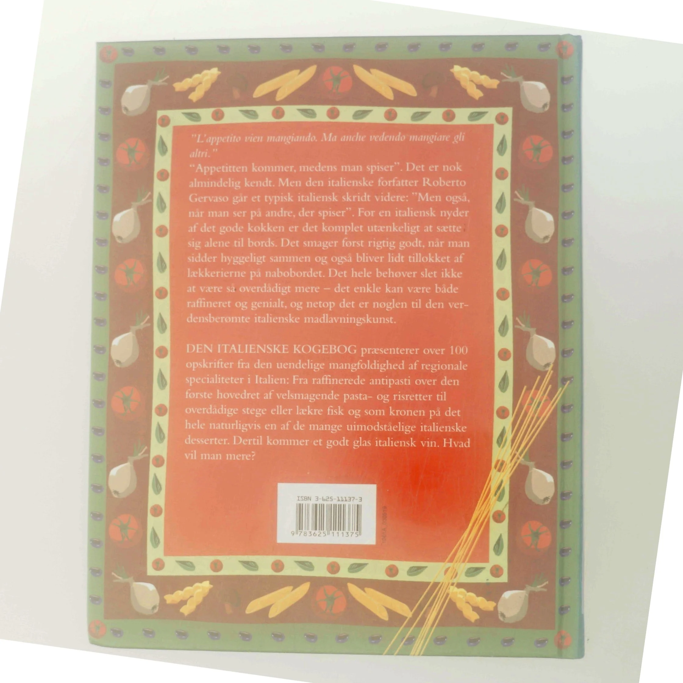 Den italienske kogebog (Bog)