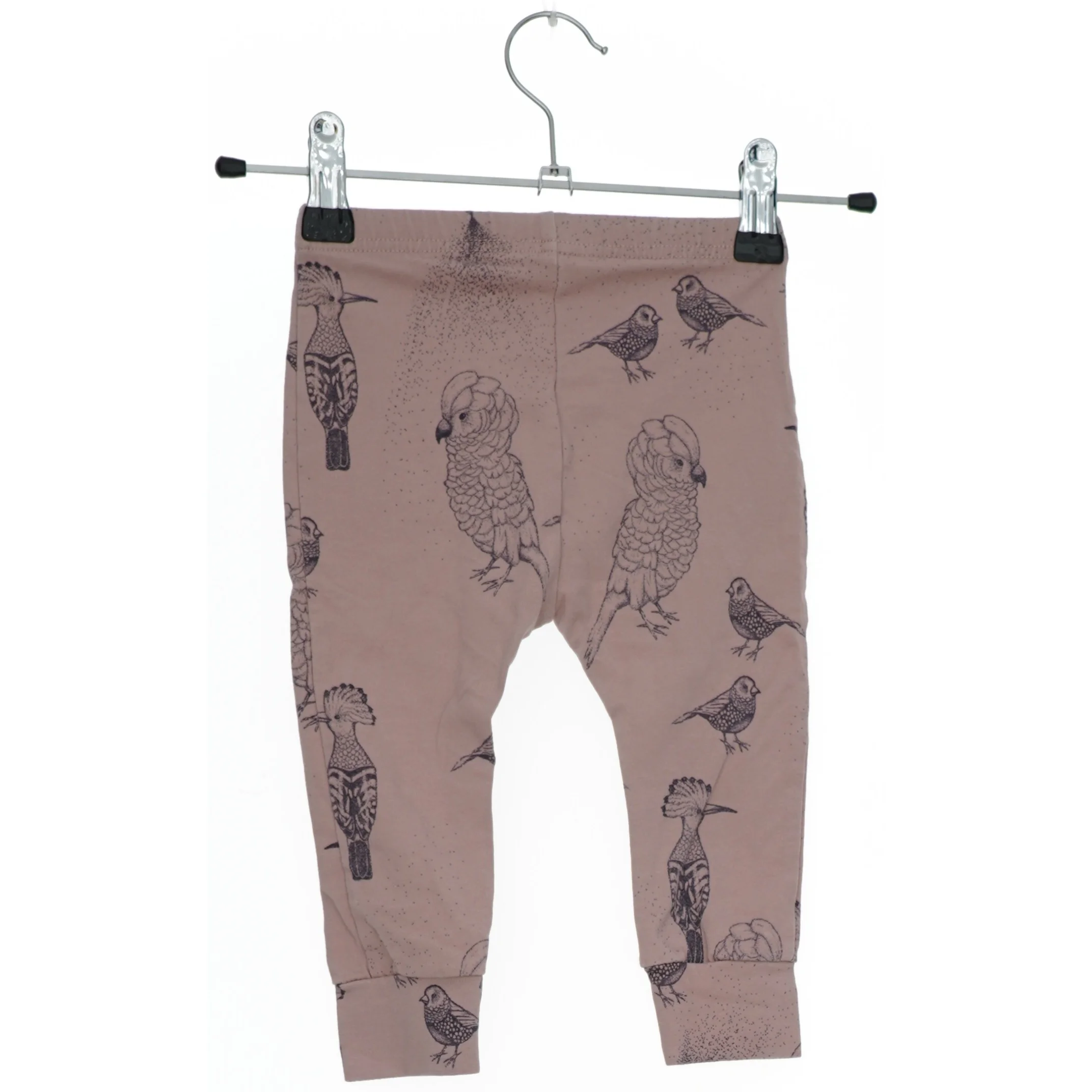 Børneleggings med fugleprint fra Fixoni (str. 74)