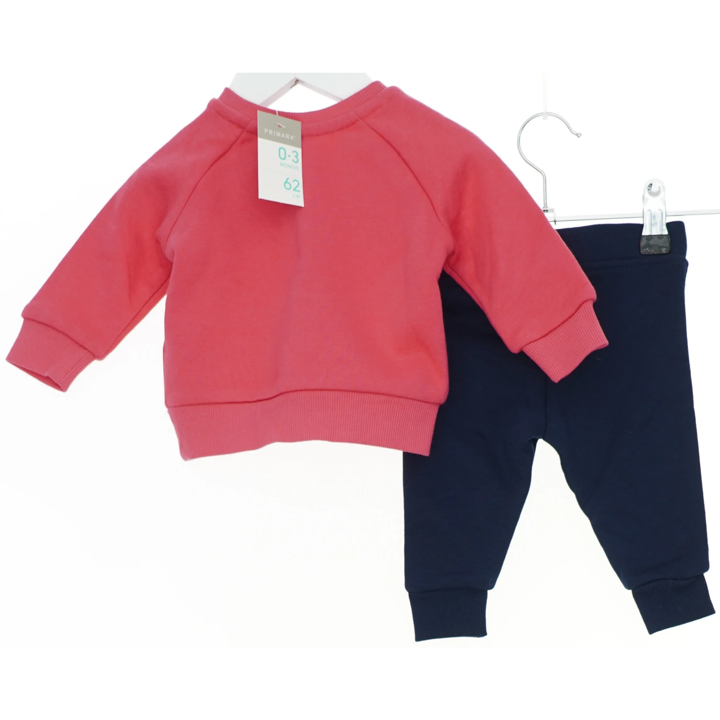 Baby sæt med bluse og bukser fra Primark (str. 62)