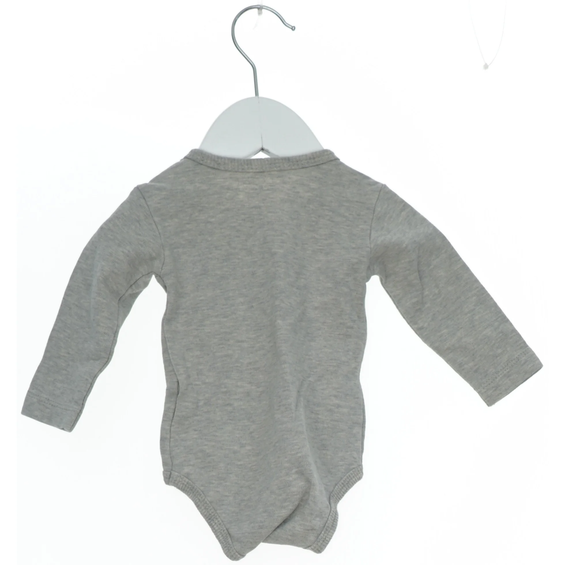 Grå bodystocking til baby med lange ærmer fra Fixoni (str. 62)