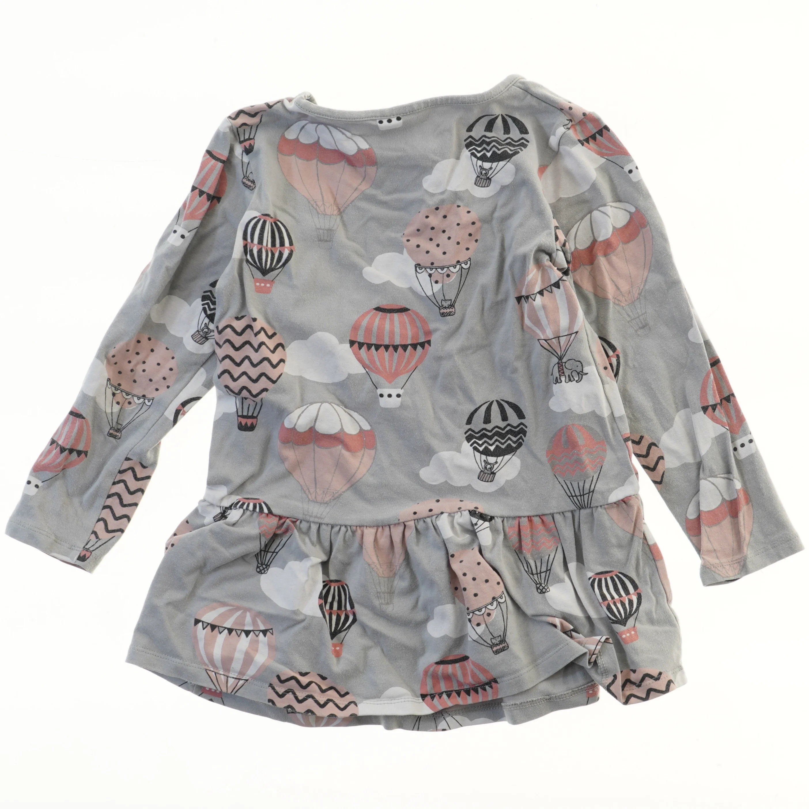 Langærmet kjole med balloner fra Lindex (str. 116)