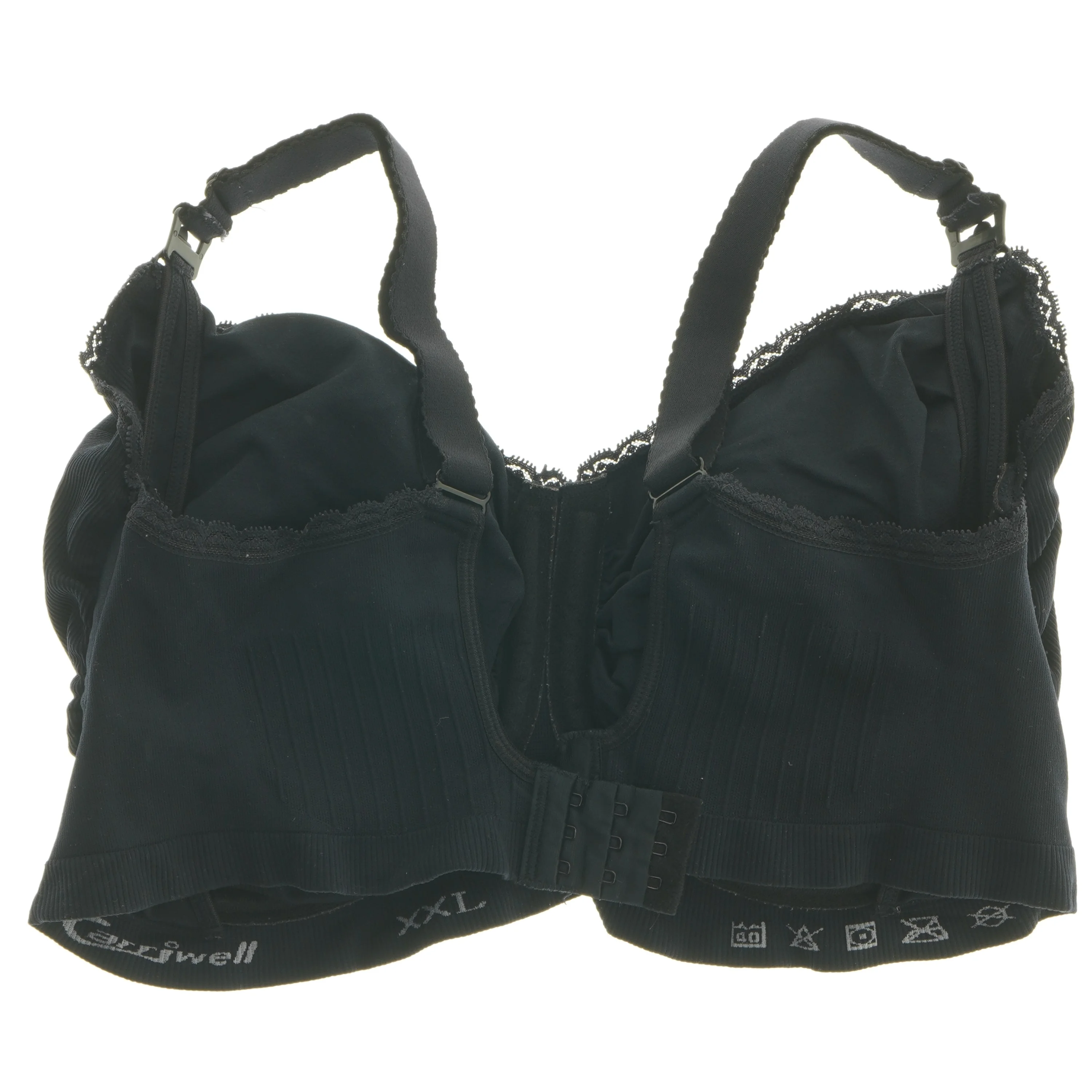 Sort amme-BH i XXL fra Carriwell (str. XXL, cm)
