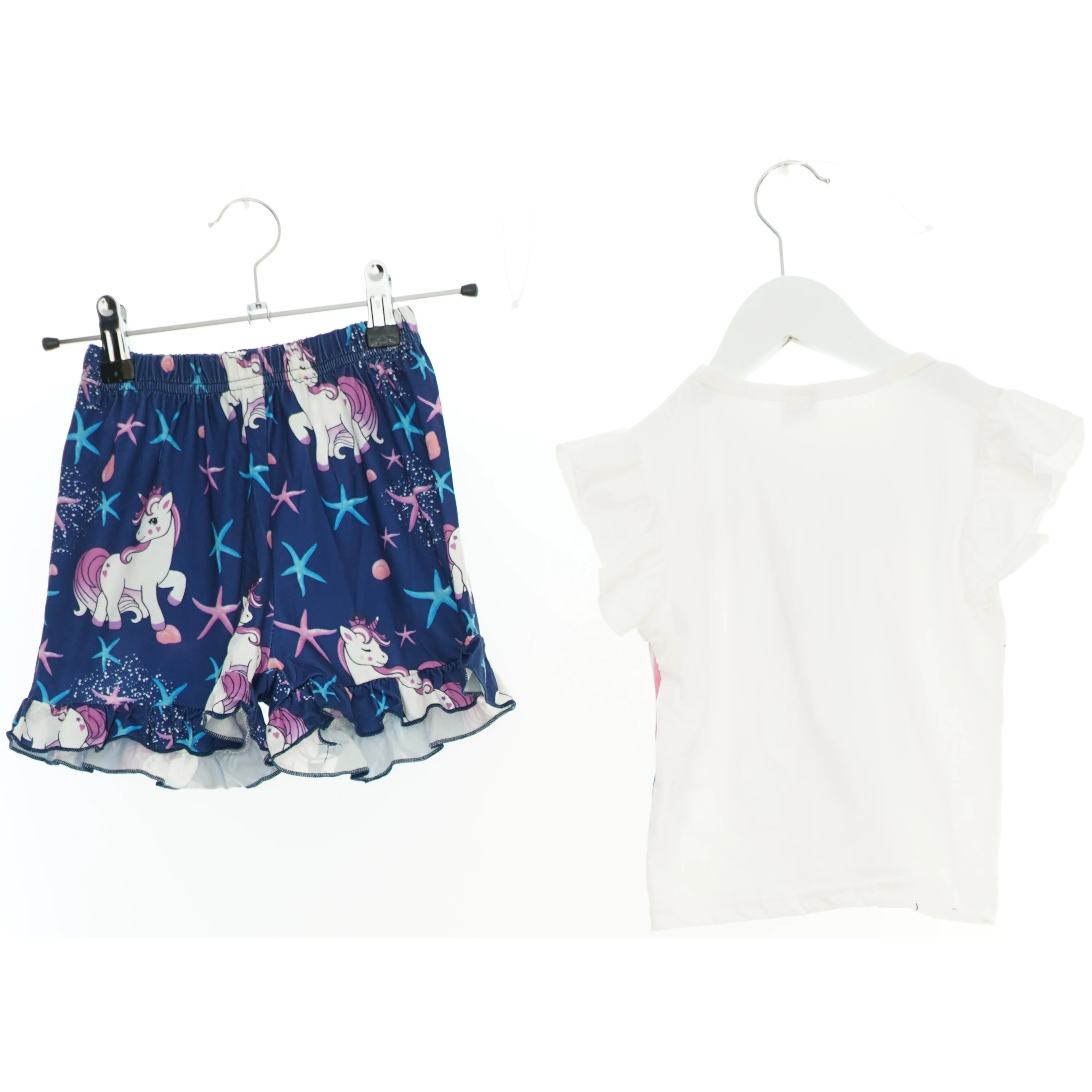 Bluse og nederdel str 98 aldrig brugt