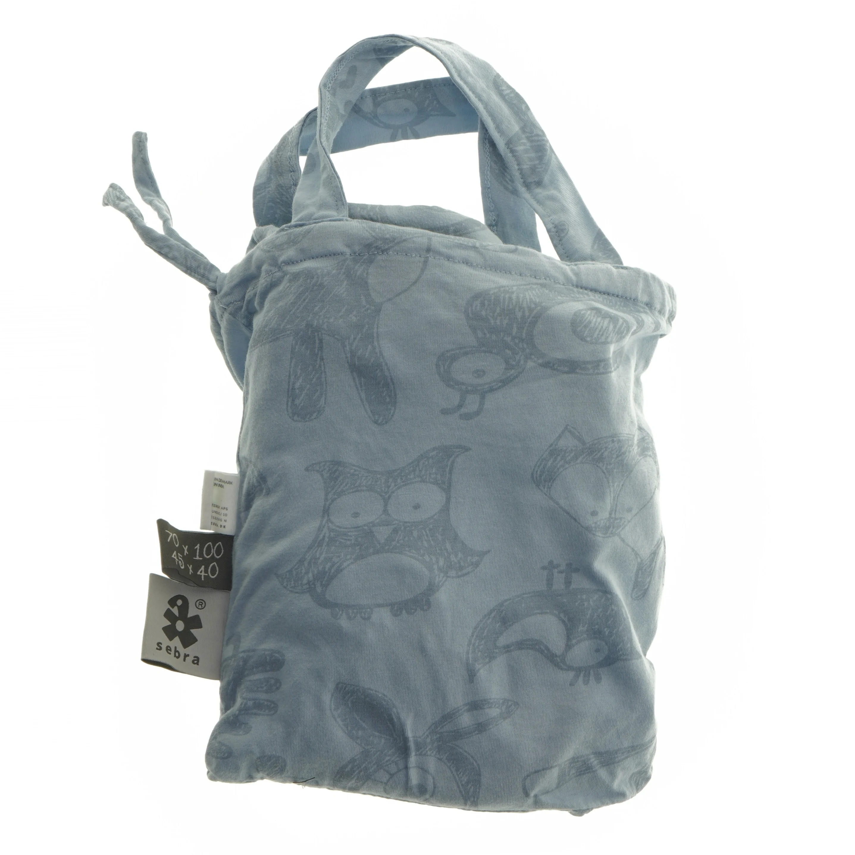 Børnesengetøj med dyremotiv fra Sebra fra Sebra (str. pude 45x40, dyne 70x100 cm)