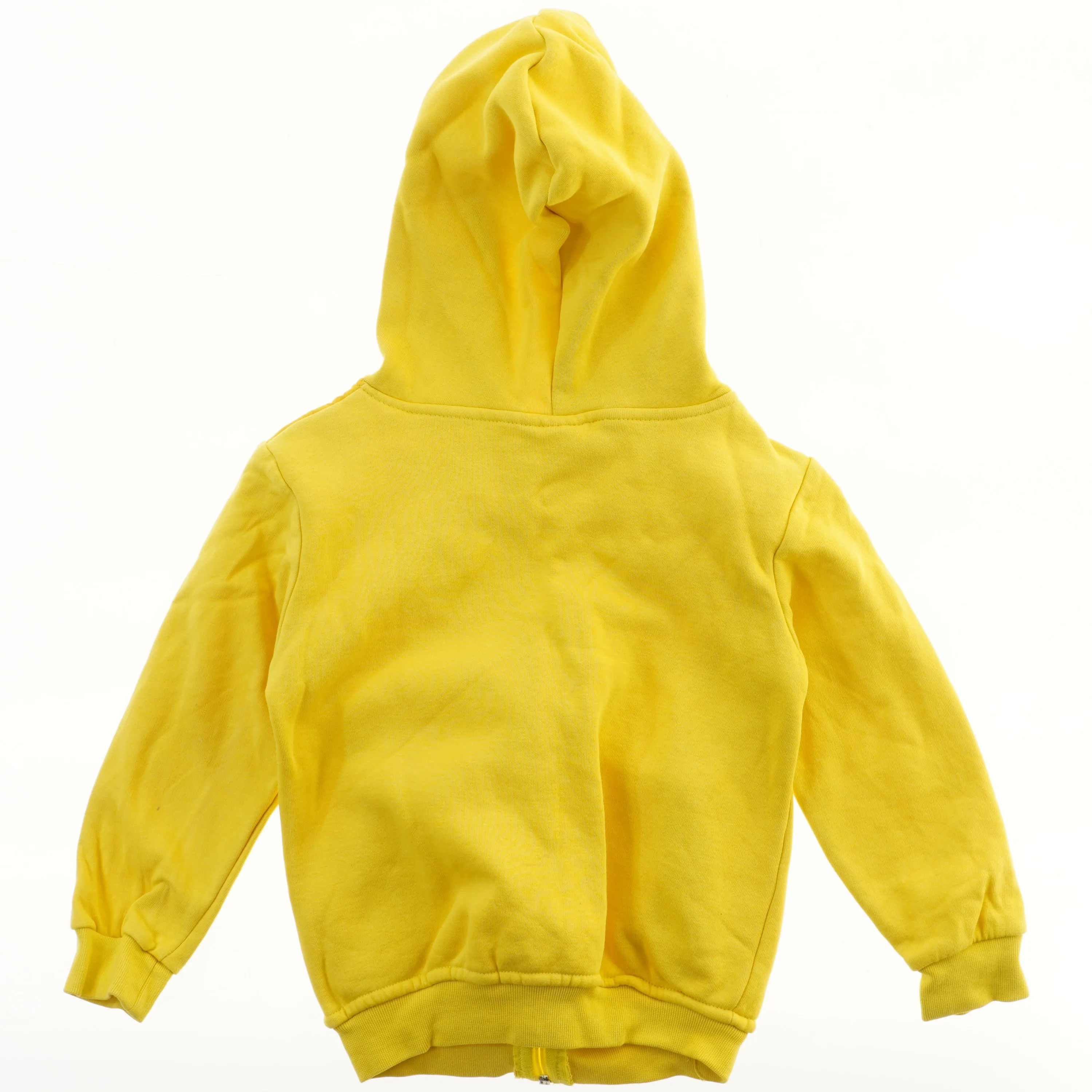 Gul hættetrøje med lynlås fra Nike (str. 104)