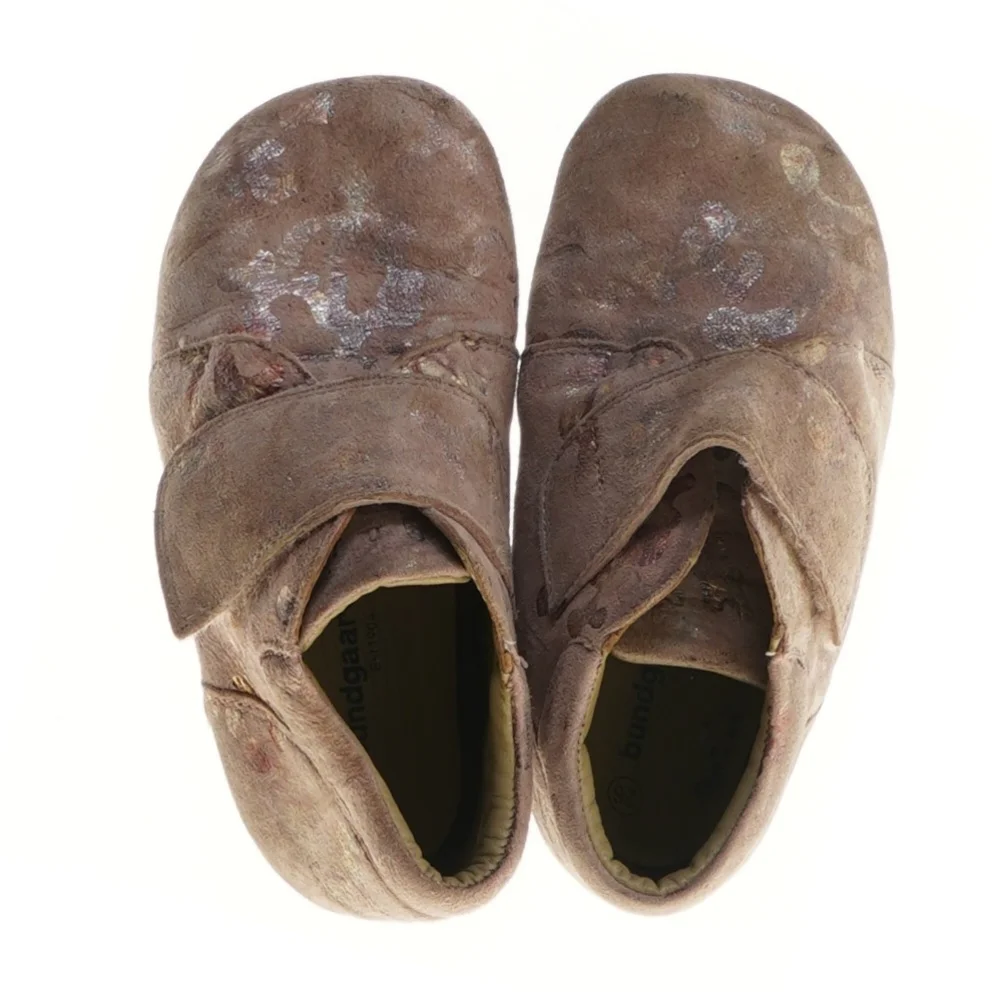 Rosa børnesko med velcro fra Bundgaard (str. 26 )