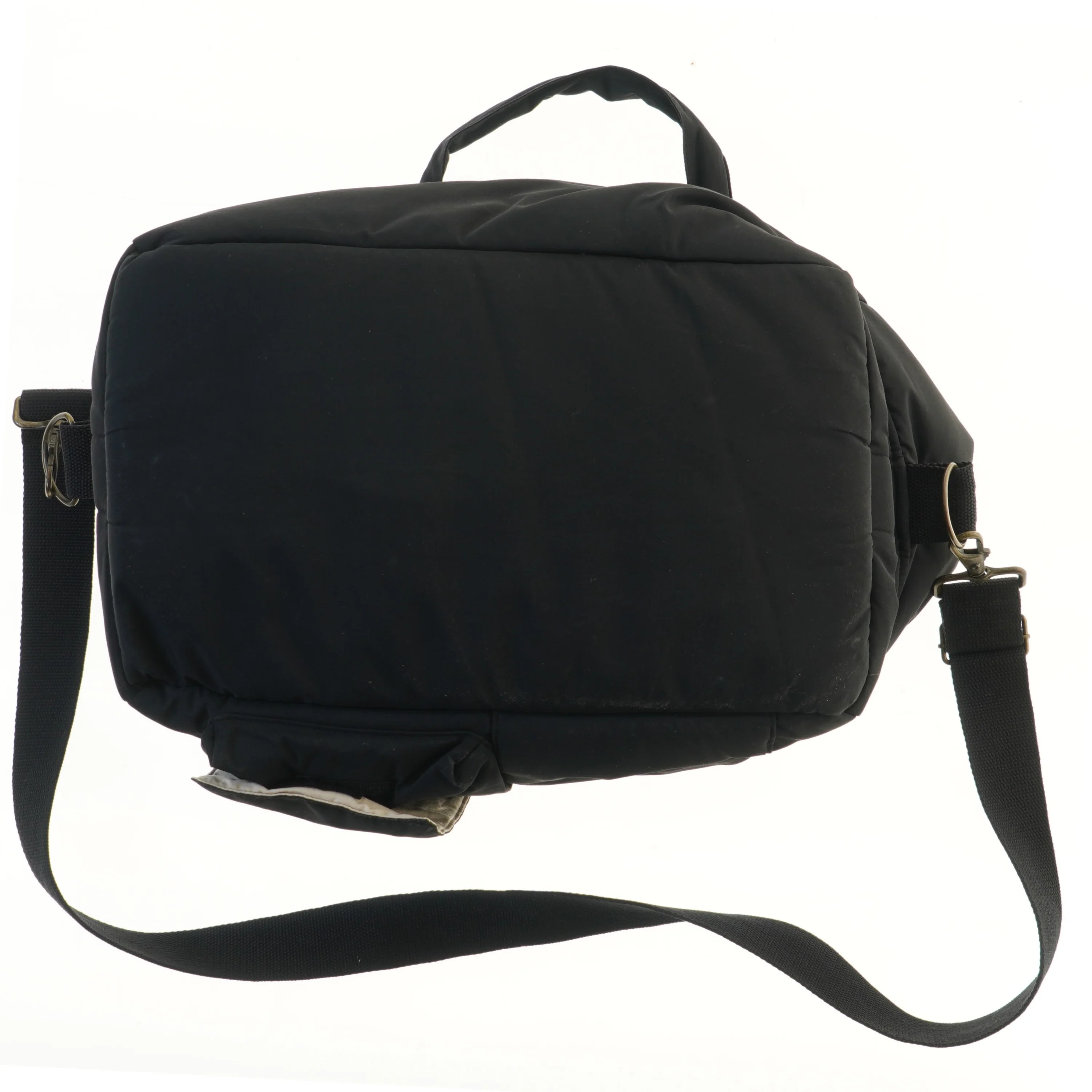 Stor sort pusletaske fra Konges Sløjd (str. 45x28 cm)