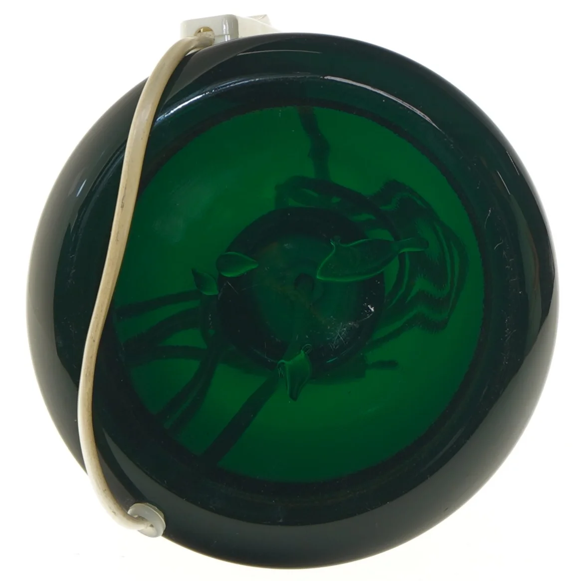 Holmegaard flaskeGrøn bordlampe (str. Ø 16 cm)