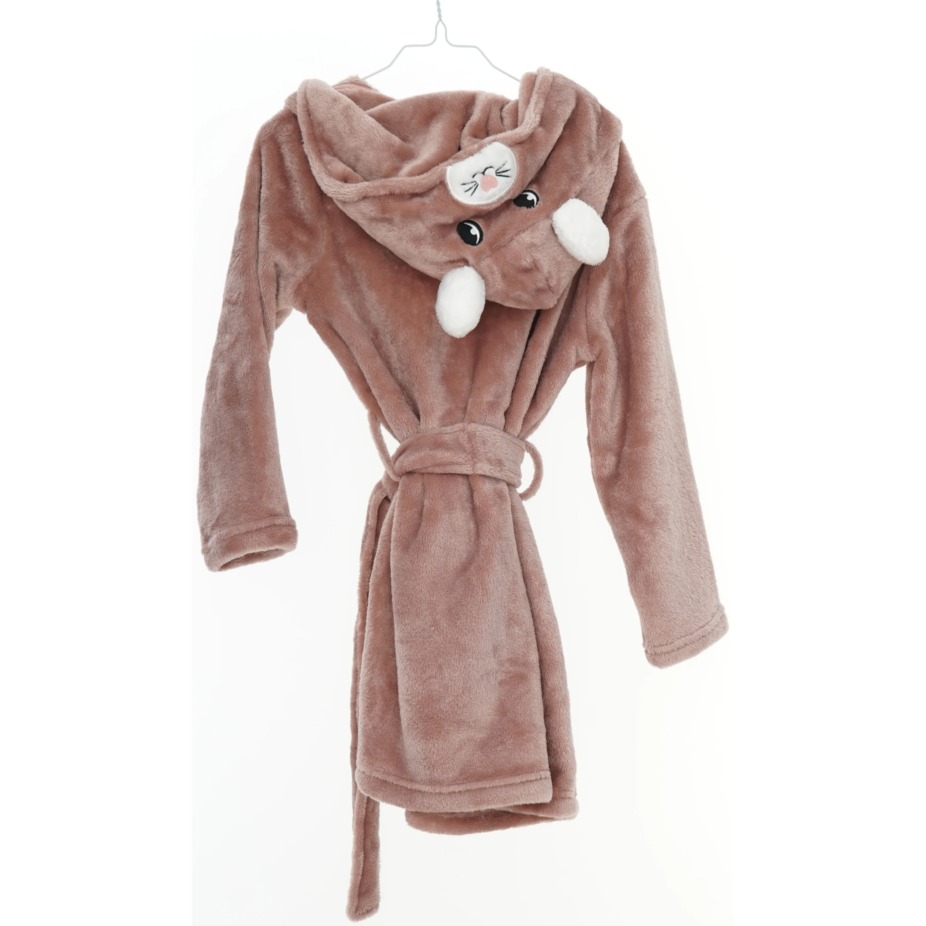 Børnebadekåbe med hætte fra VRS (str. 110)