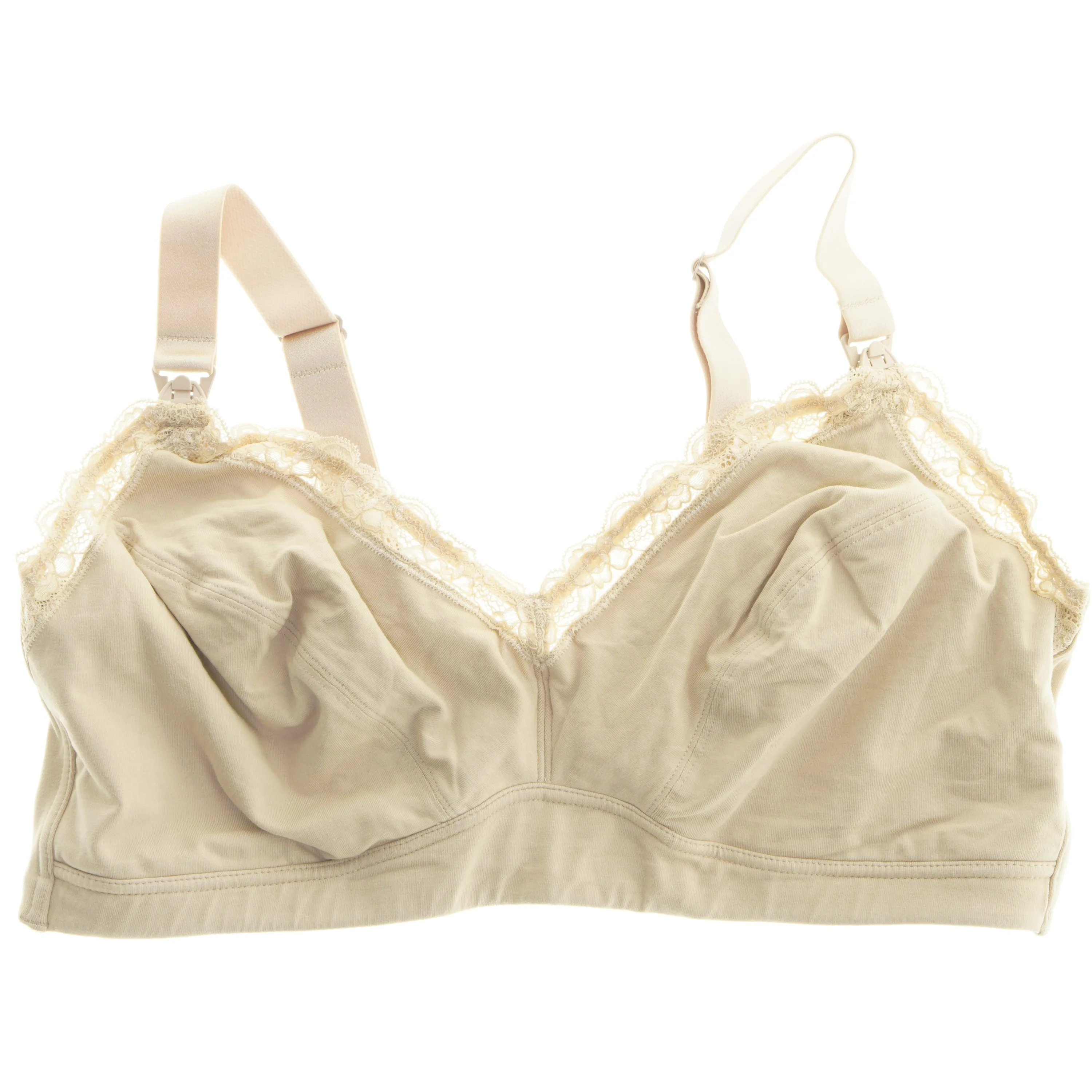 Beige bh med blonder fra Lindex (str. 90F cm)