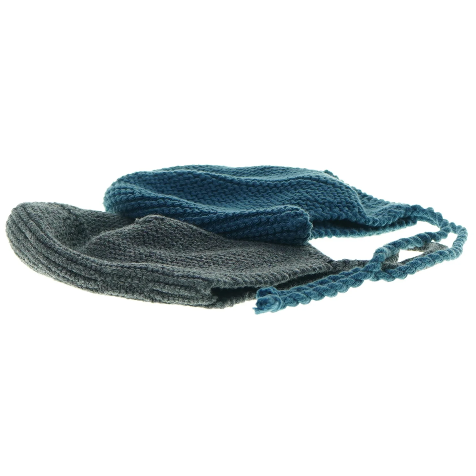 Strikkede huer til baby str 68/74