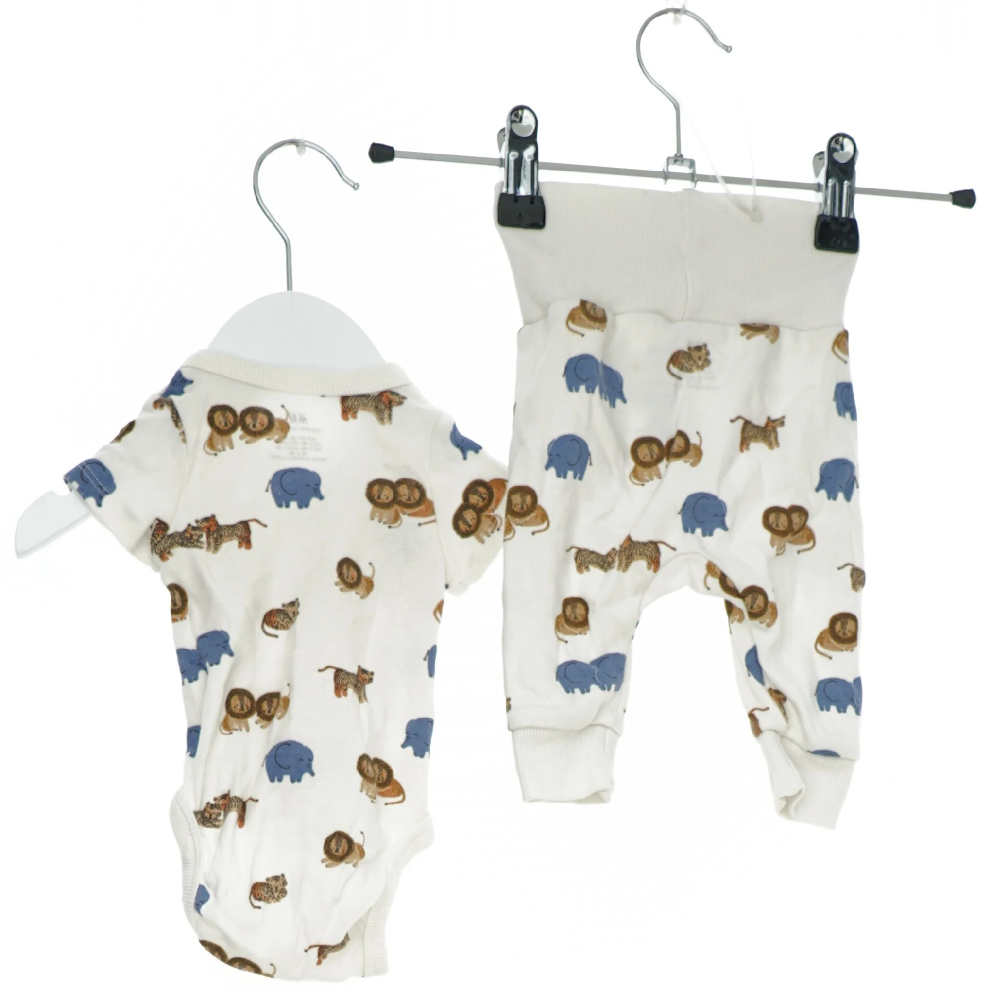 Sæt med bodystocking og bukser med dyremønster fra H&amp;M (str. 50)