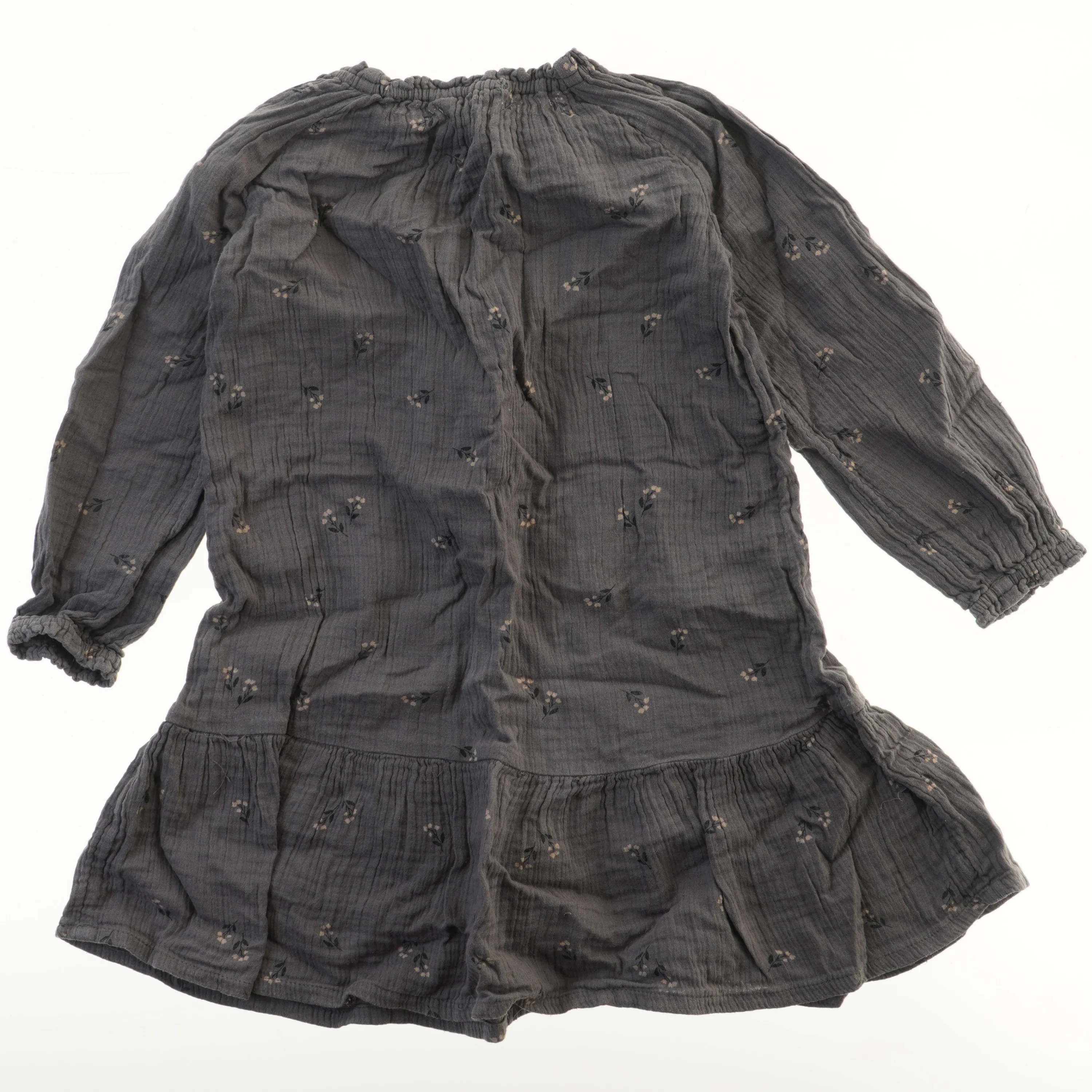 Langærmet kjole med mønster fra H&M (str. 122)