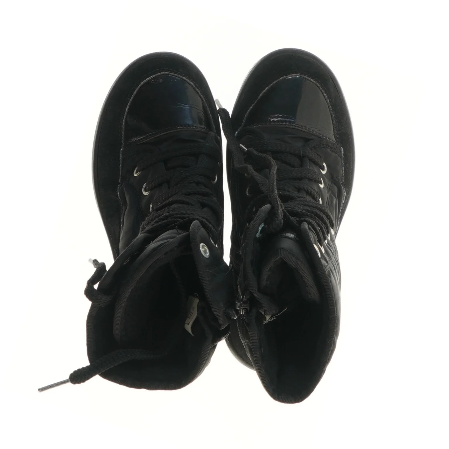 Sorte støvler fra mærket copenhagen med snøre (str. 33 )