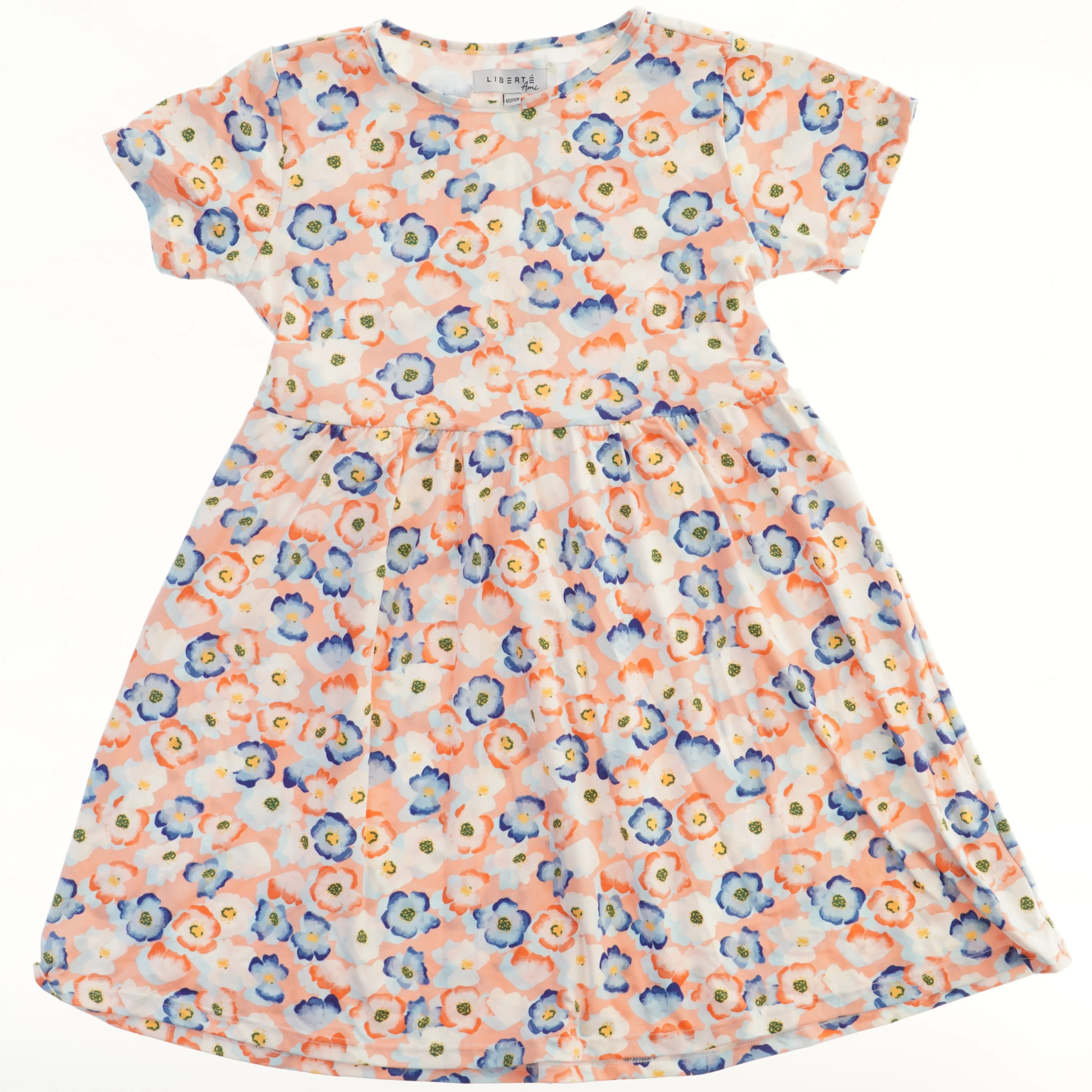 Blomstret kjole med kort ærme fra LIBERTÉ Ami (str. 122)