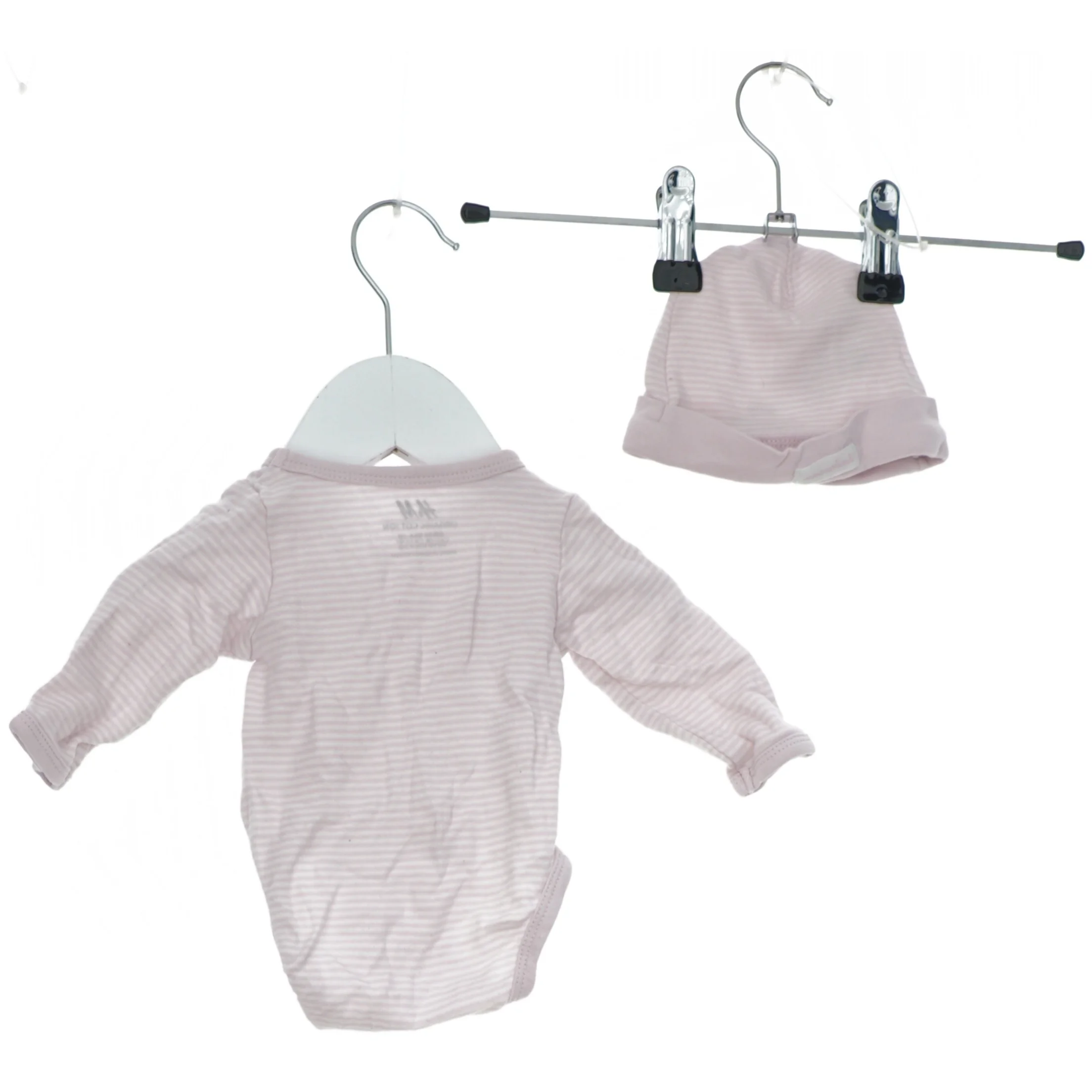 Baby bodystocking og hue fra H&M (str. 50)