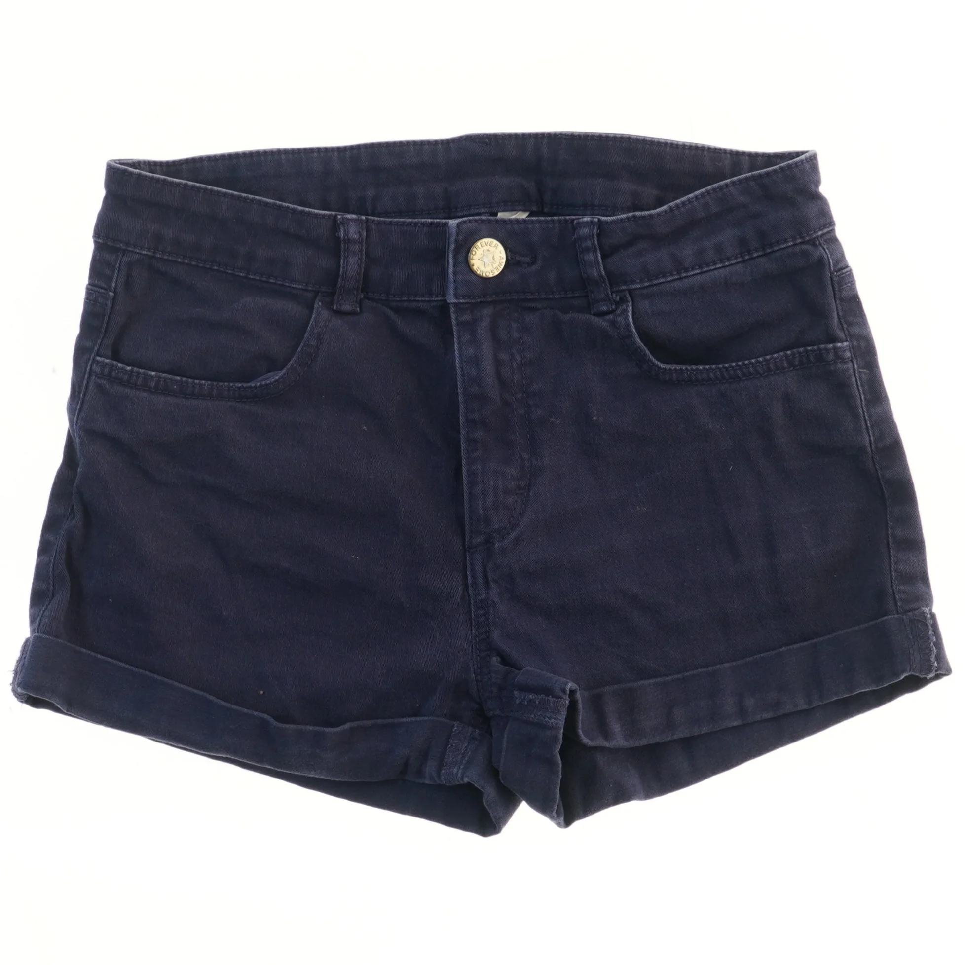 Mørkeblå shorts fra H&M (str. 152)