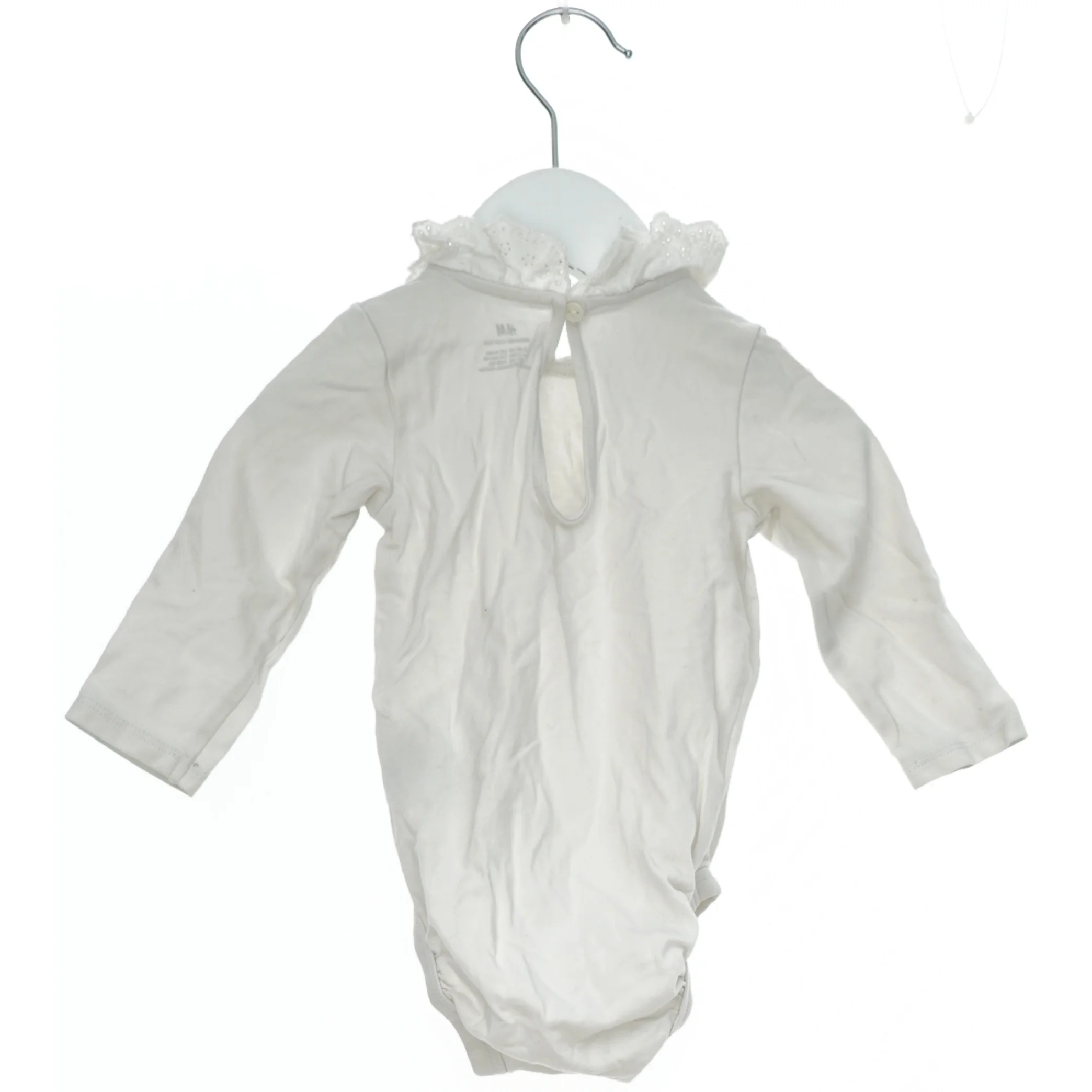 Hvid bodystocking med lange ærmer fra H&M (str. 68)