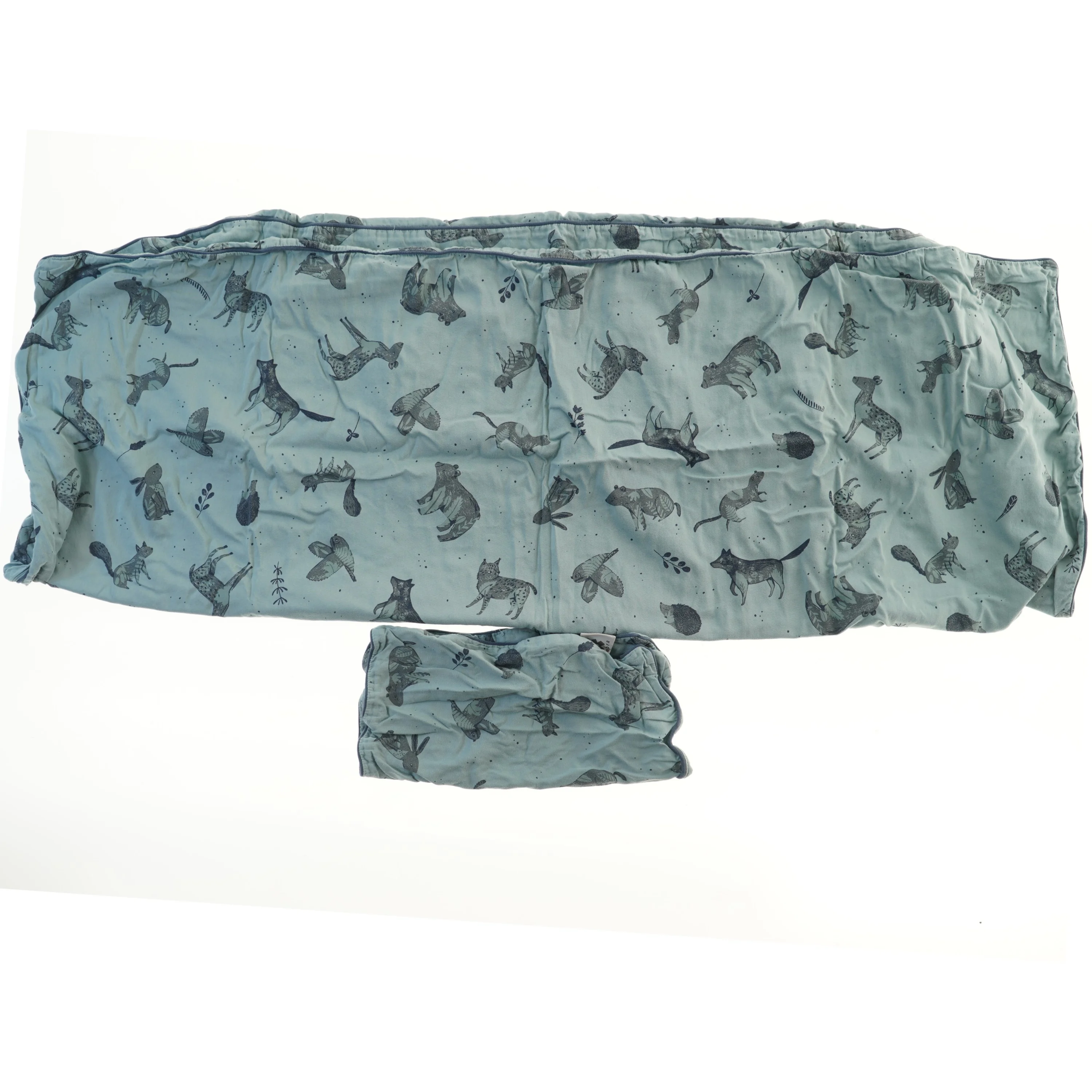 Baby sengetøj med dyremotiv fra Sebra (str. 40x45 og 100x140 cm)