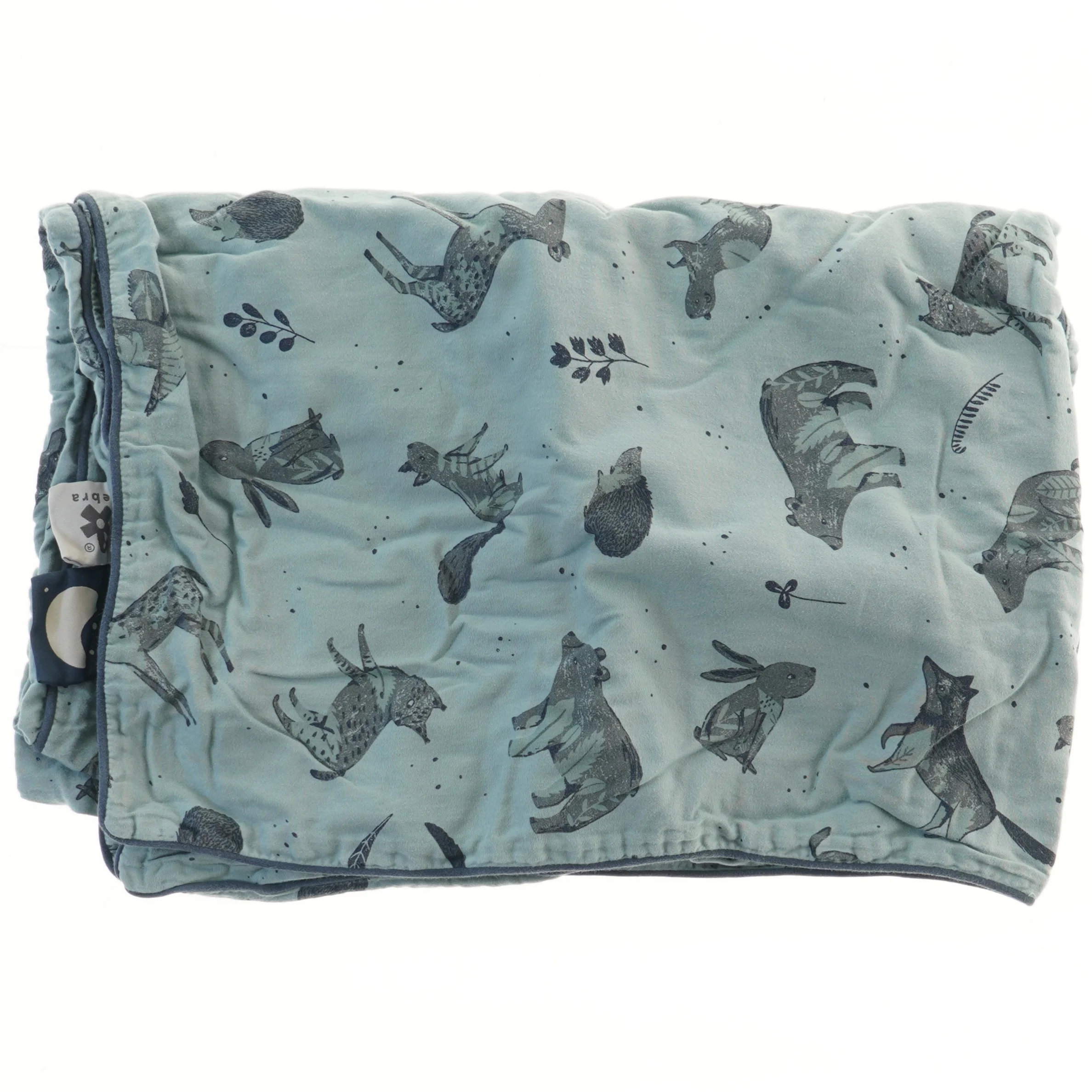 Baby sengetøj med dyremotiv fra Sebra (str. 40x45 og 100x140 cm)