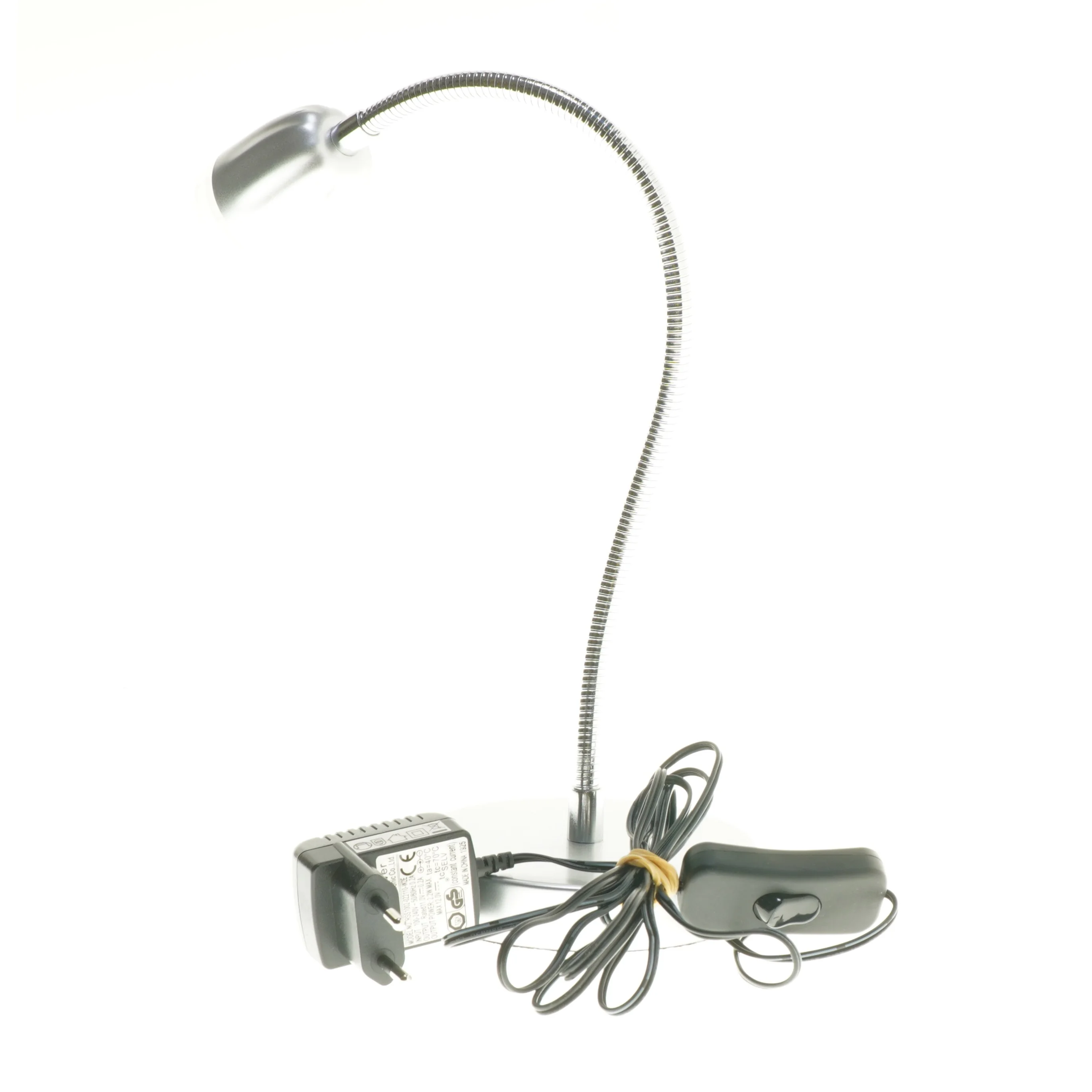 Bordlampe med fleksibel arm (str. 41 cm)