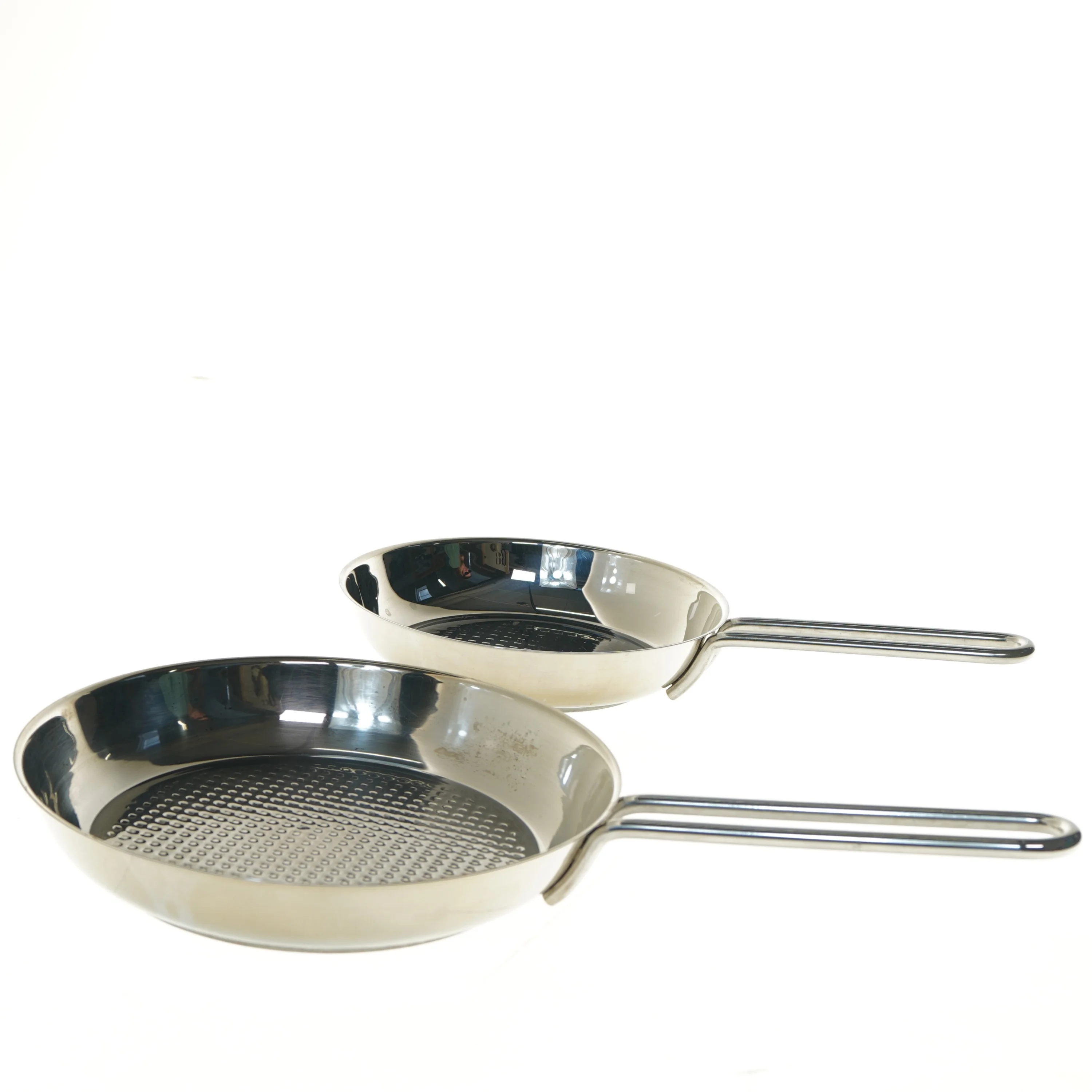 To Eva Trio stegepander til induktion fra Eva Trio (str. Ø 25 og 21 cm)