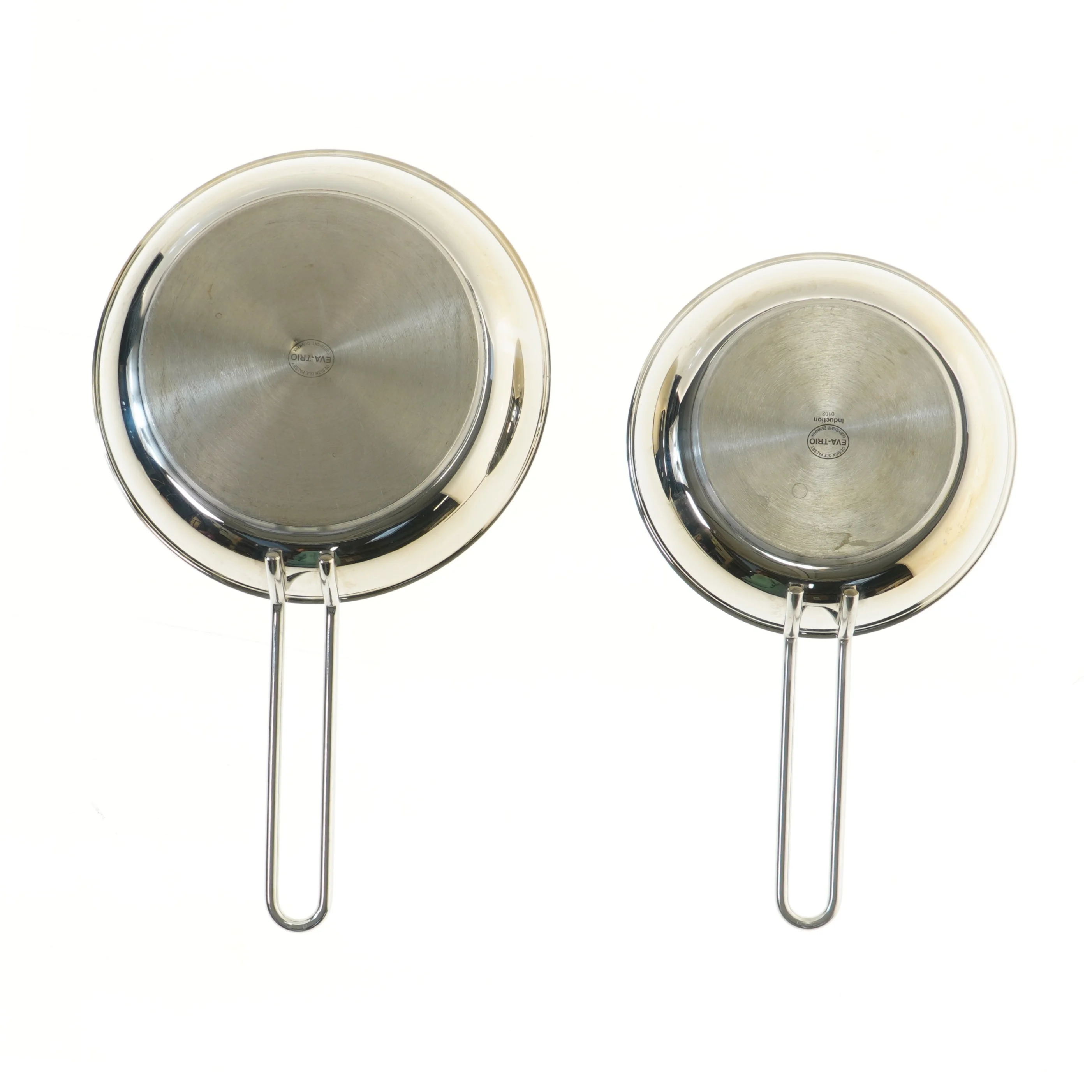 To Eva Trio stegepander til induktion fra Eva Trio (str. Ø 25 og 21 cm)