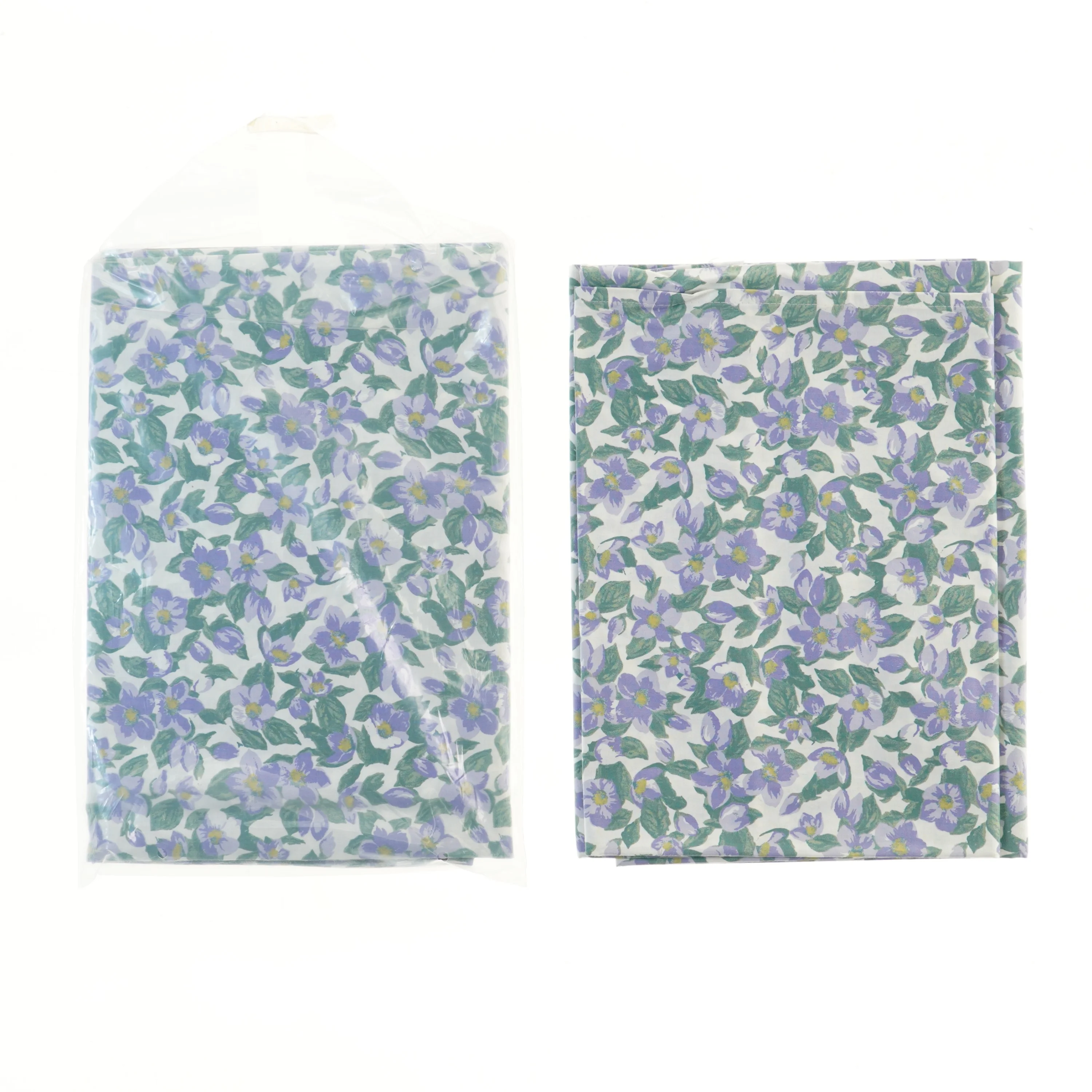 Blomstret tekstil, 2 stykker (str. 2 styk, 140x230 cm)