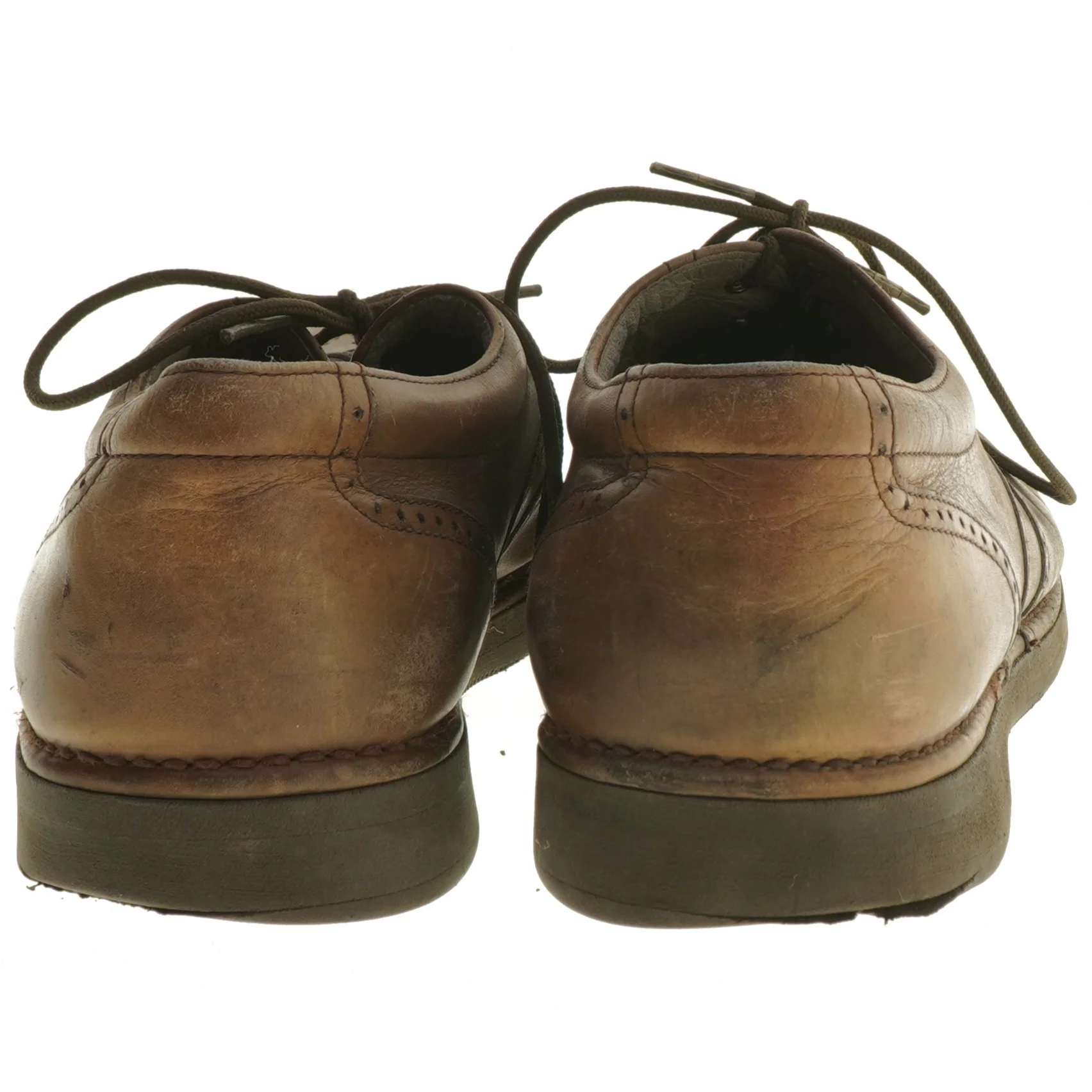 Brune herresko i læder fra Rockport (str. længde 29,5 cm)