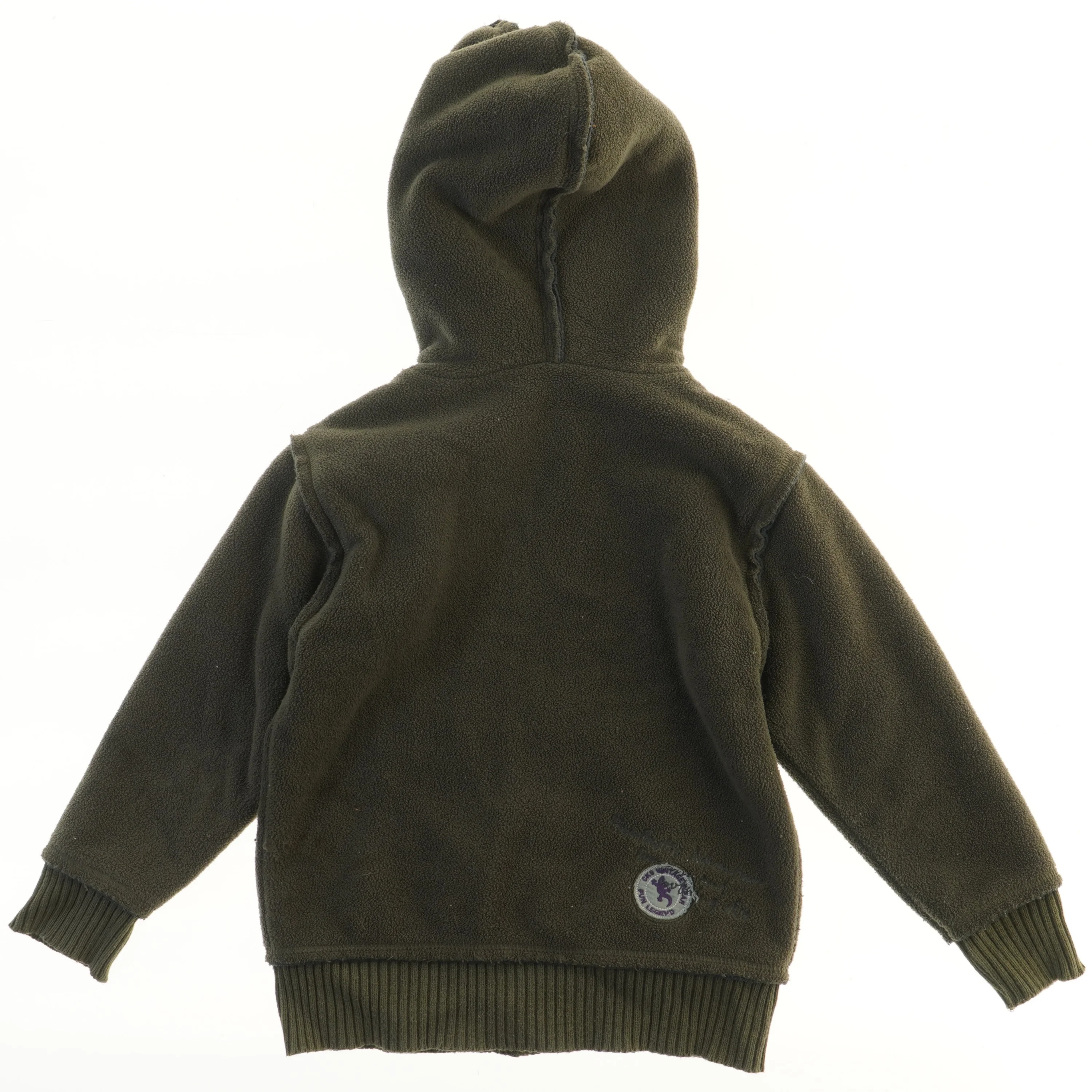 Hættetrøje i fleece (str. 116)