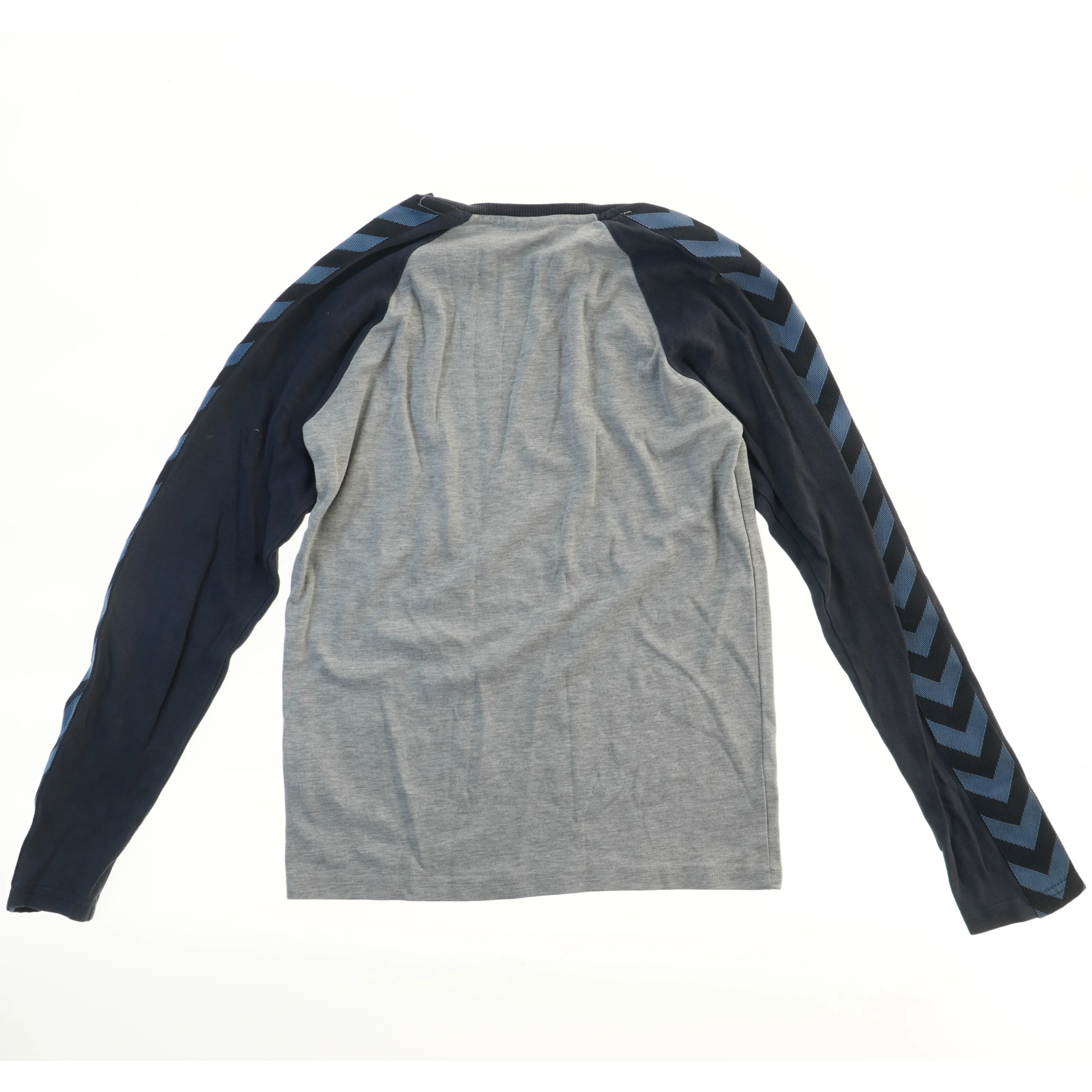 Langærmet T-shirt med logo fra Hummel (str. 164)